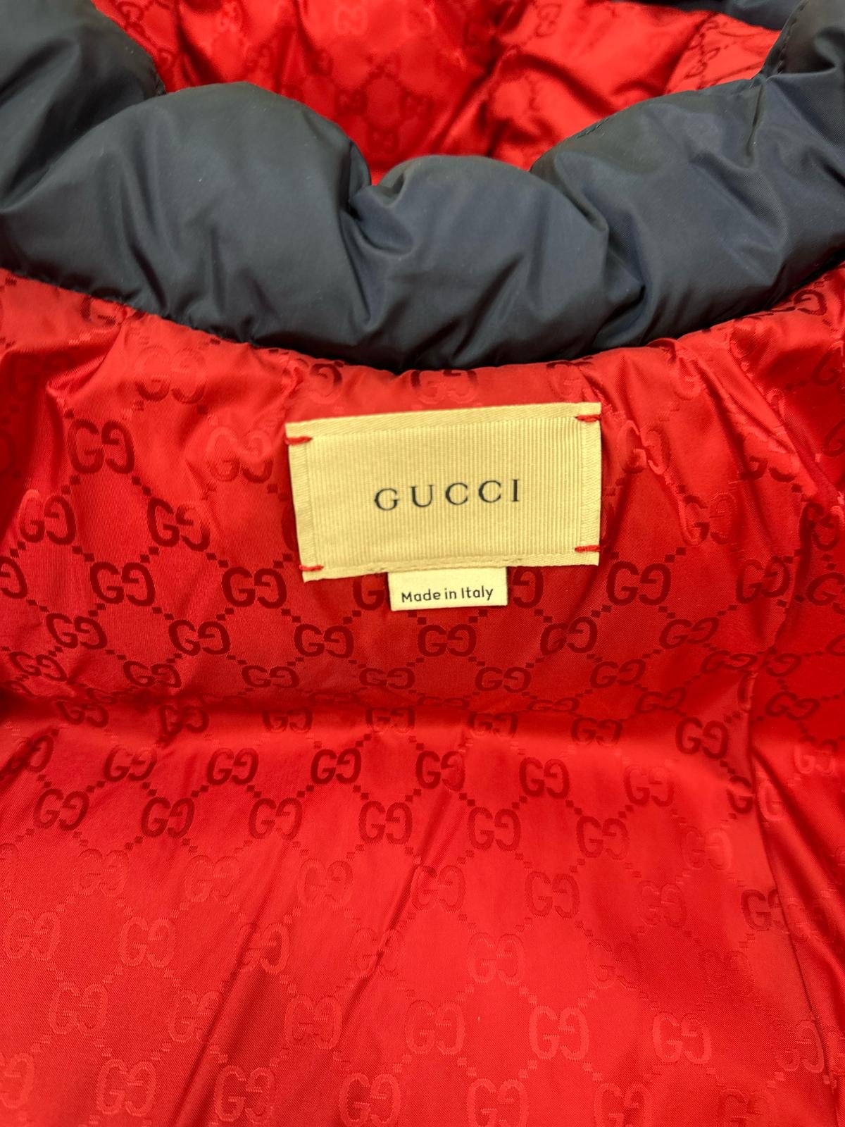 Gucci Navy GG Padded Coat - New in Tags Age 8