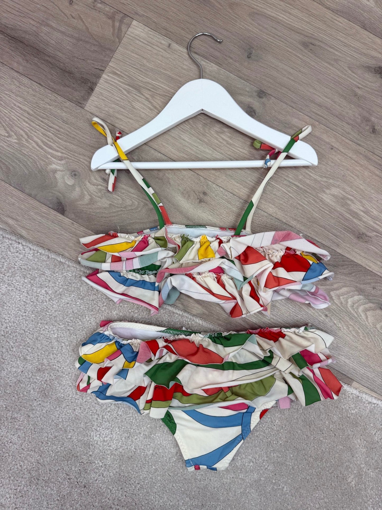 Kids Emilio Pucci Multi Colour Spaghetti Strap - Age 8