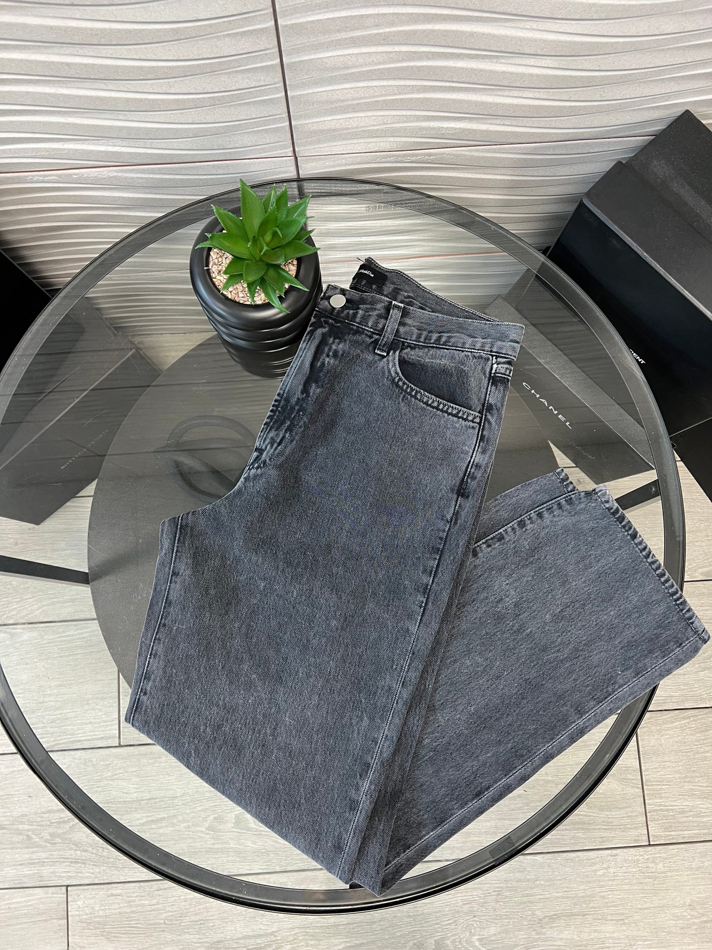 J Brand Black Denim Jeans - UK 8