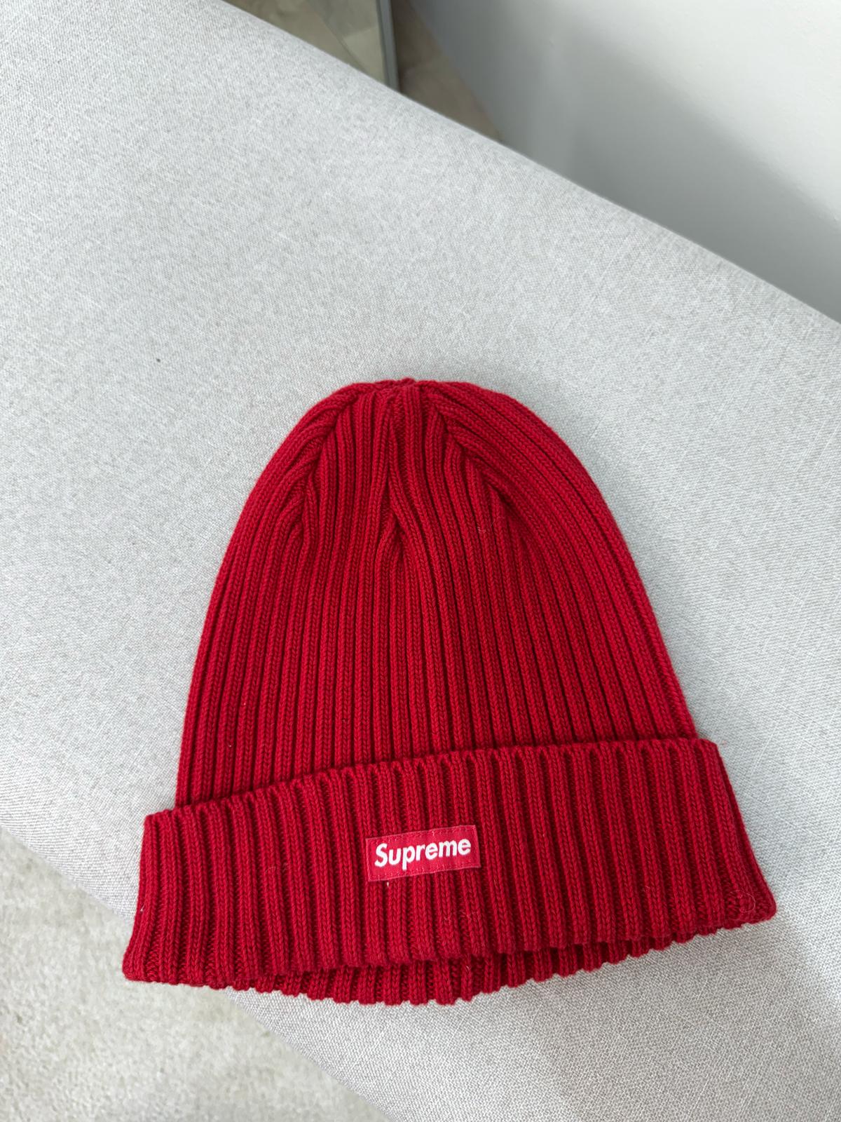 Supreme Red Beanie Hat