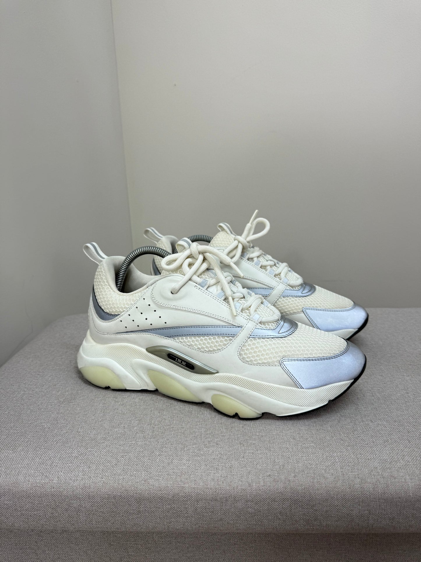 DIOR White B22 Trainers- UK 10
