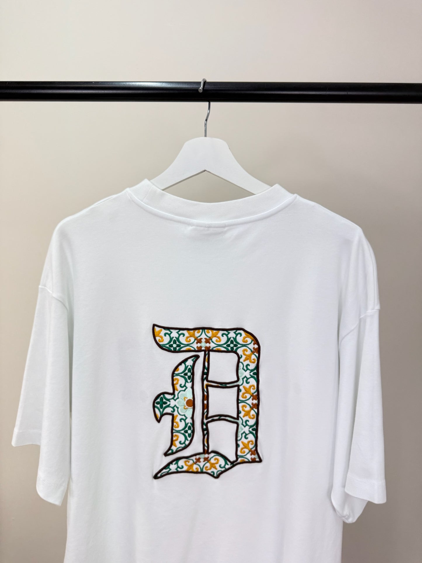 Drôle De Monsieur White Logo T-Shirt - Small
