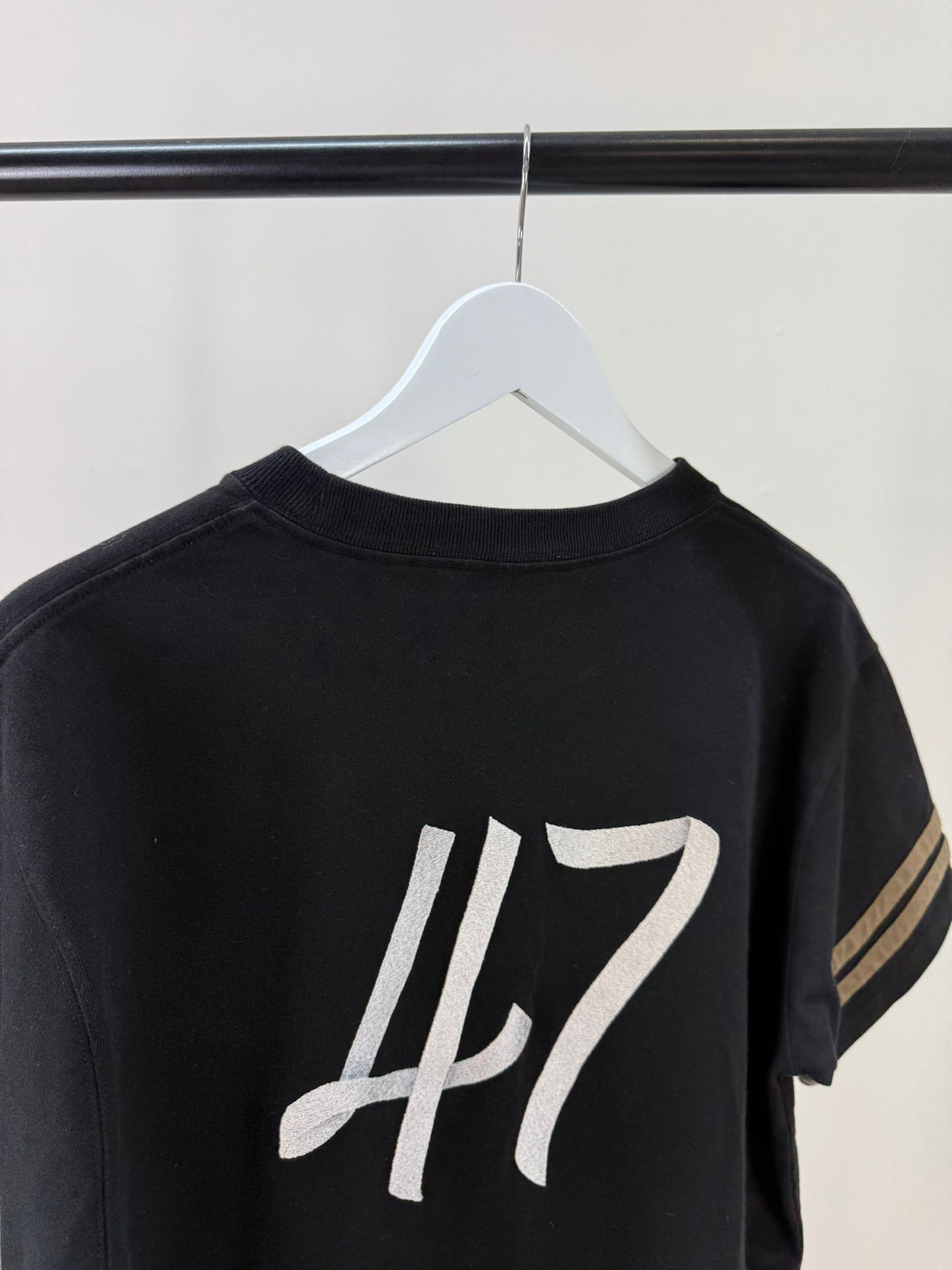 Dior Black Ribbon Logo T-Shirt-Small