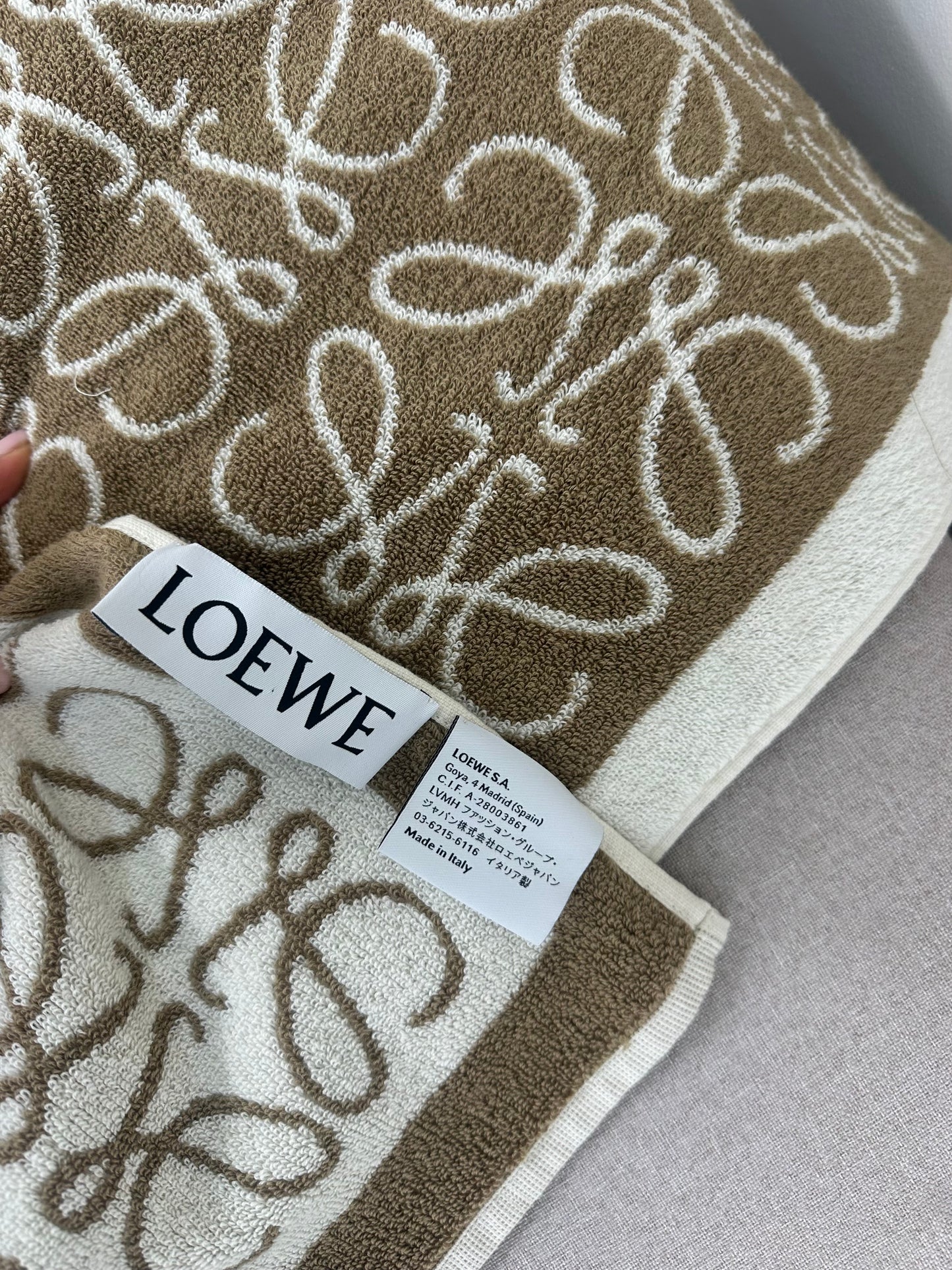 Loewe Anagram Cotton Towel