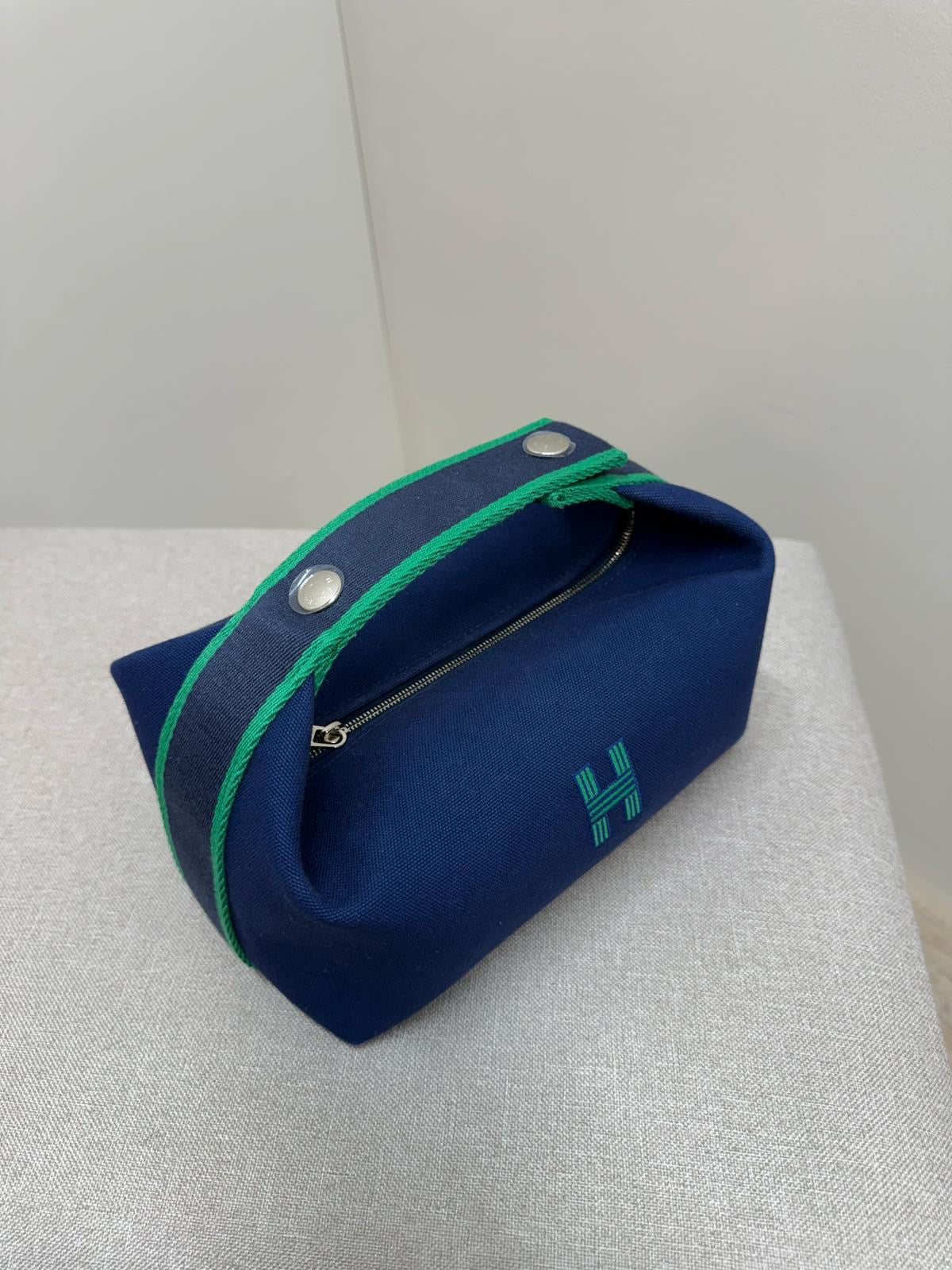 Hermes Blue Bride-a-Brac Blue Vanity Case