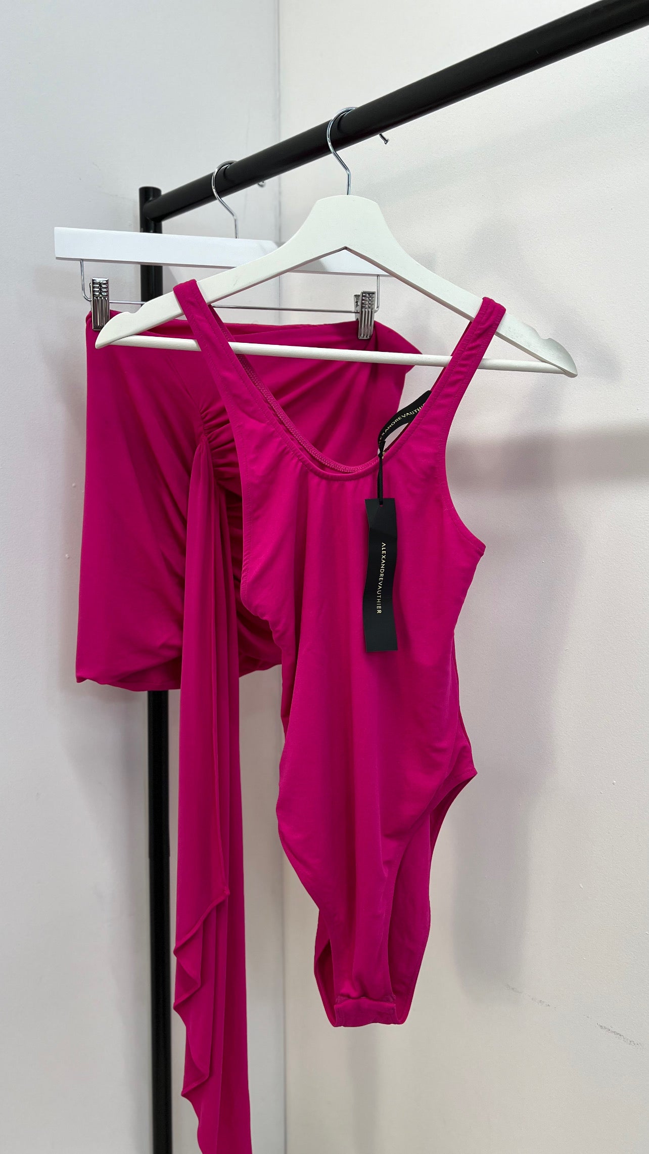 Alexander Vauthier Pink Draped Skirt - Brand New In Tags (40/S-M)