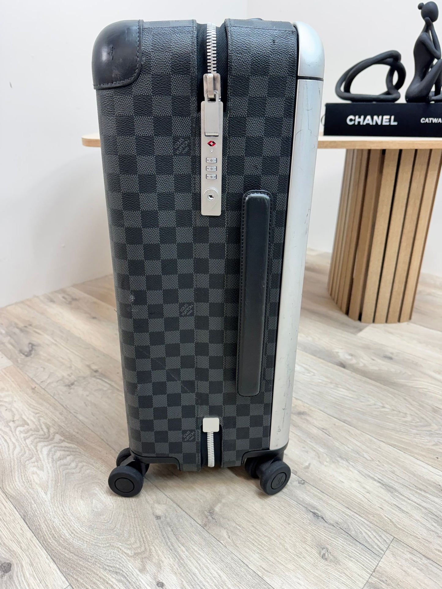 Louis Vuitton Black Damier Graphite Canvas Horizon Travel Suitcase 50