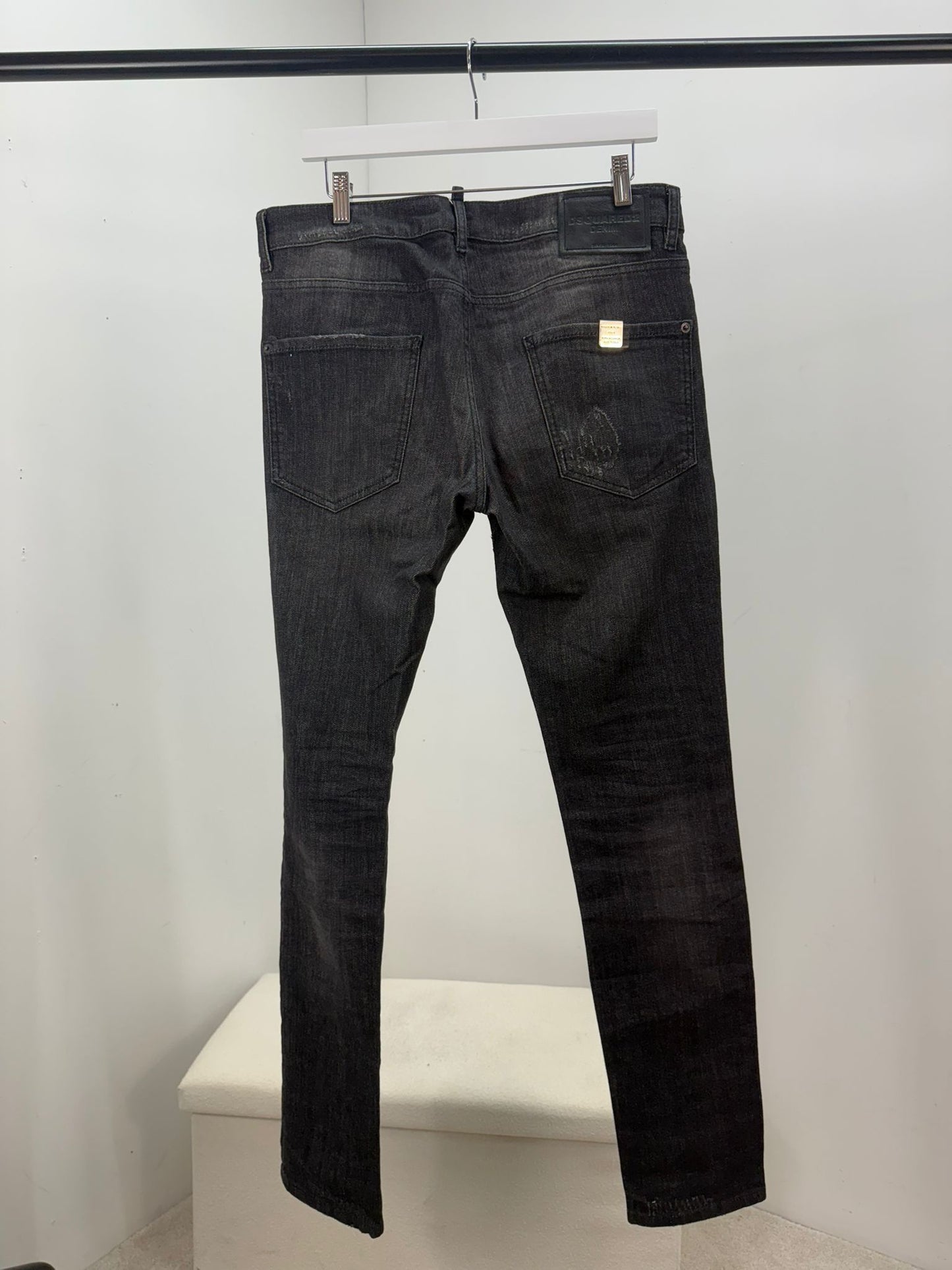 Dsquared2 Black Ripped Jeans - 50