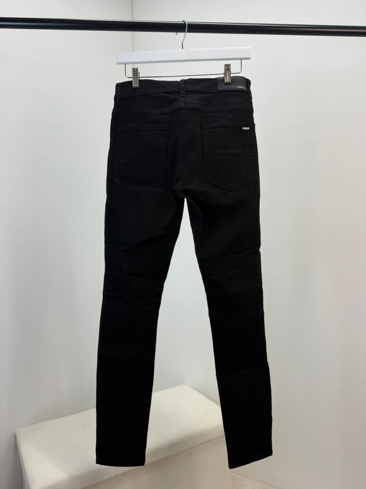 Amiri Black Pink MX1 Ripped Jeans -30