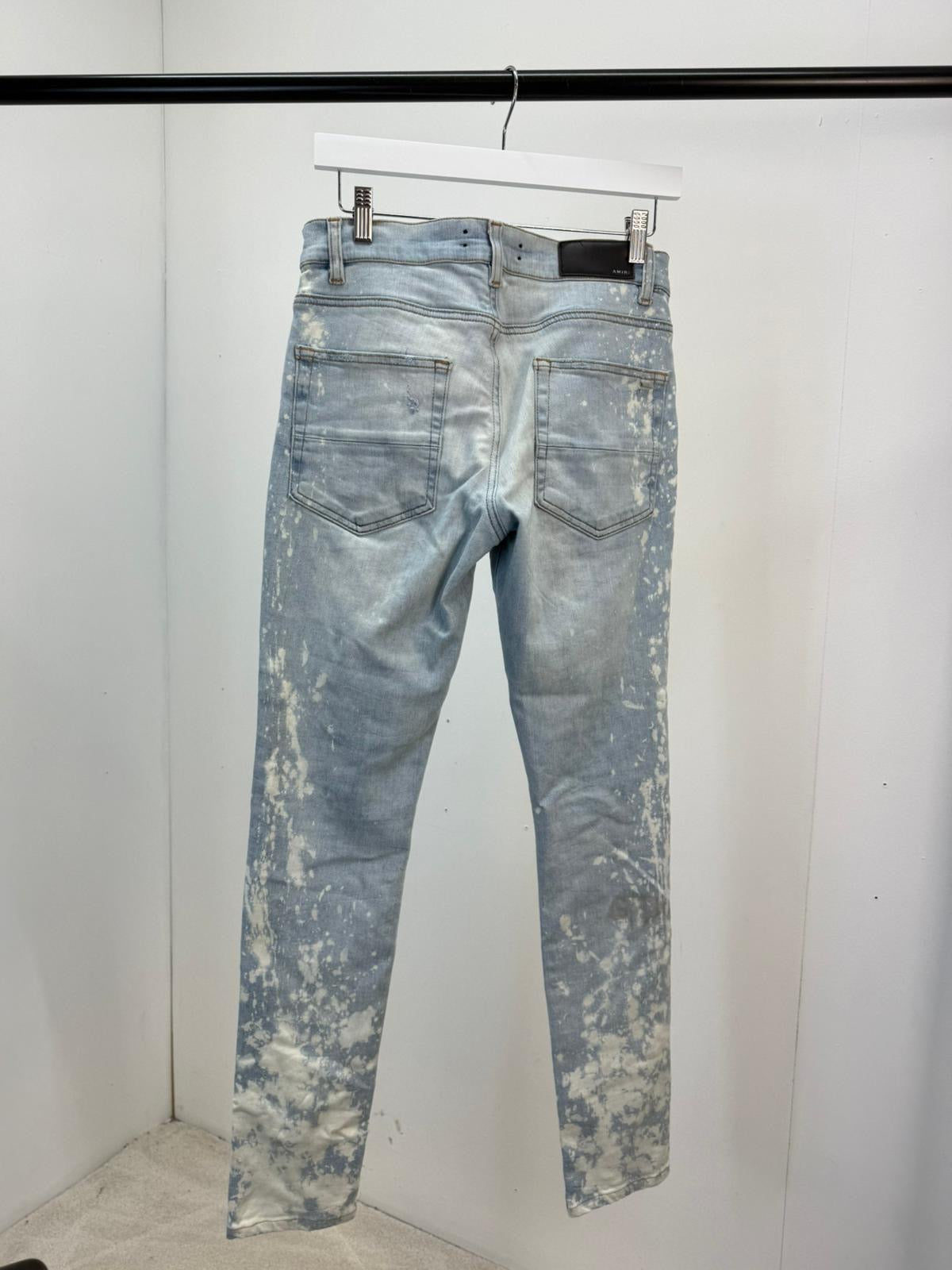Amiri Light Blue Bleached Jeans -30