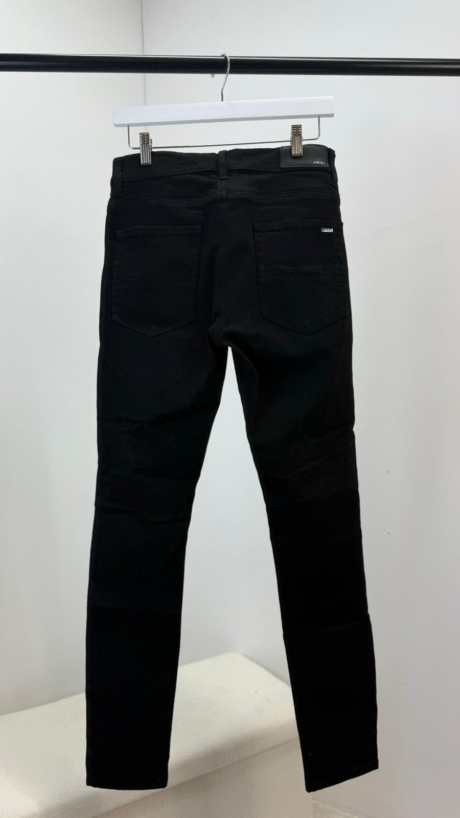 Amiri Black Pink MX1 Ripped Jeans -30