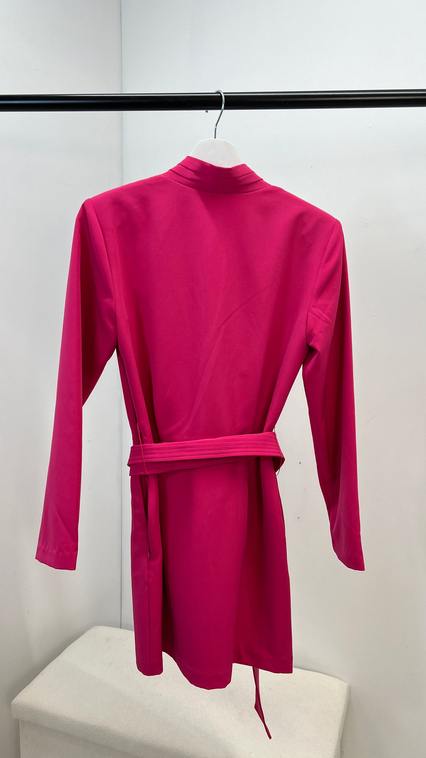 Karina Grimaldi Pink Wrap Around Dress (New In Tags-Small)