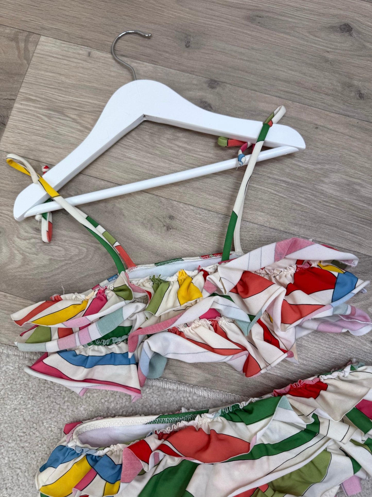 Kids Emilio Pucci Multi Colour Spaghetti Strap - Age 8