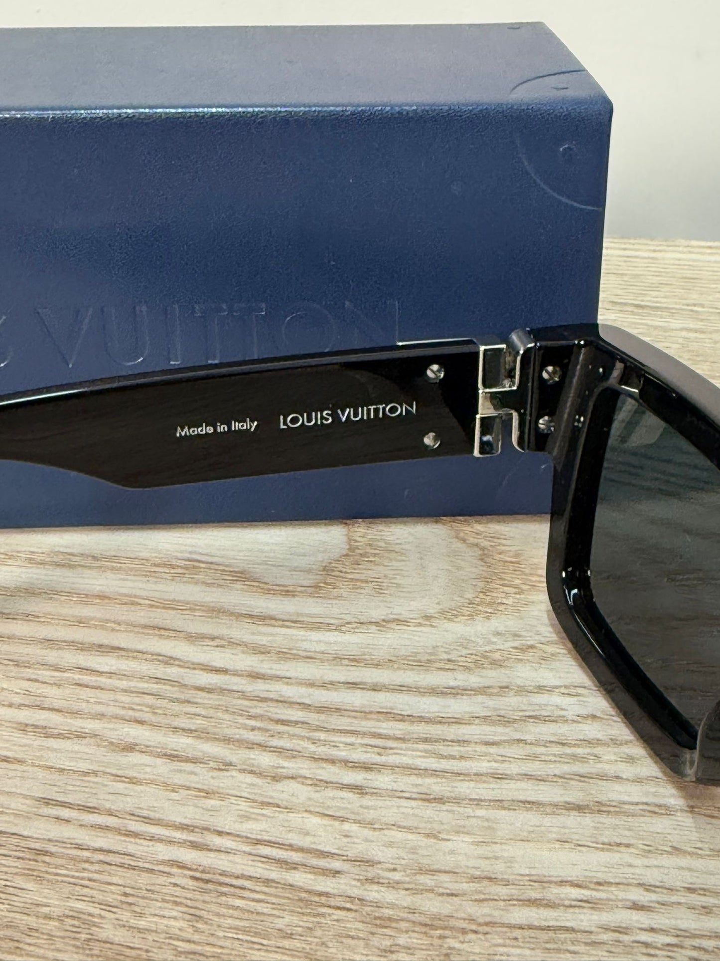 Louis Vuitton Black Silver LV Match Sunglasses - One Size