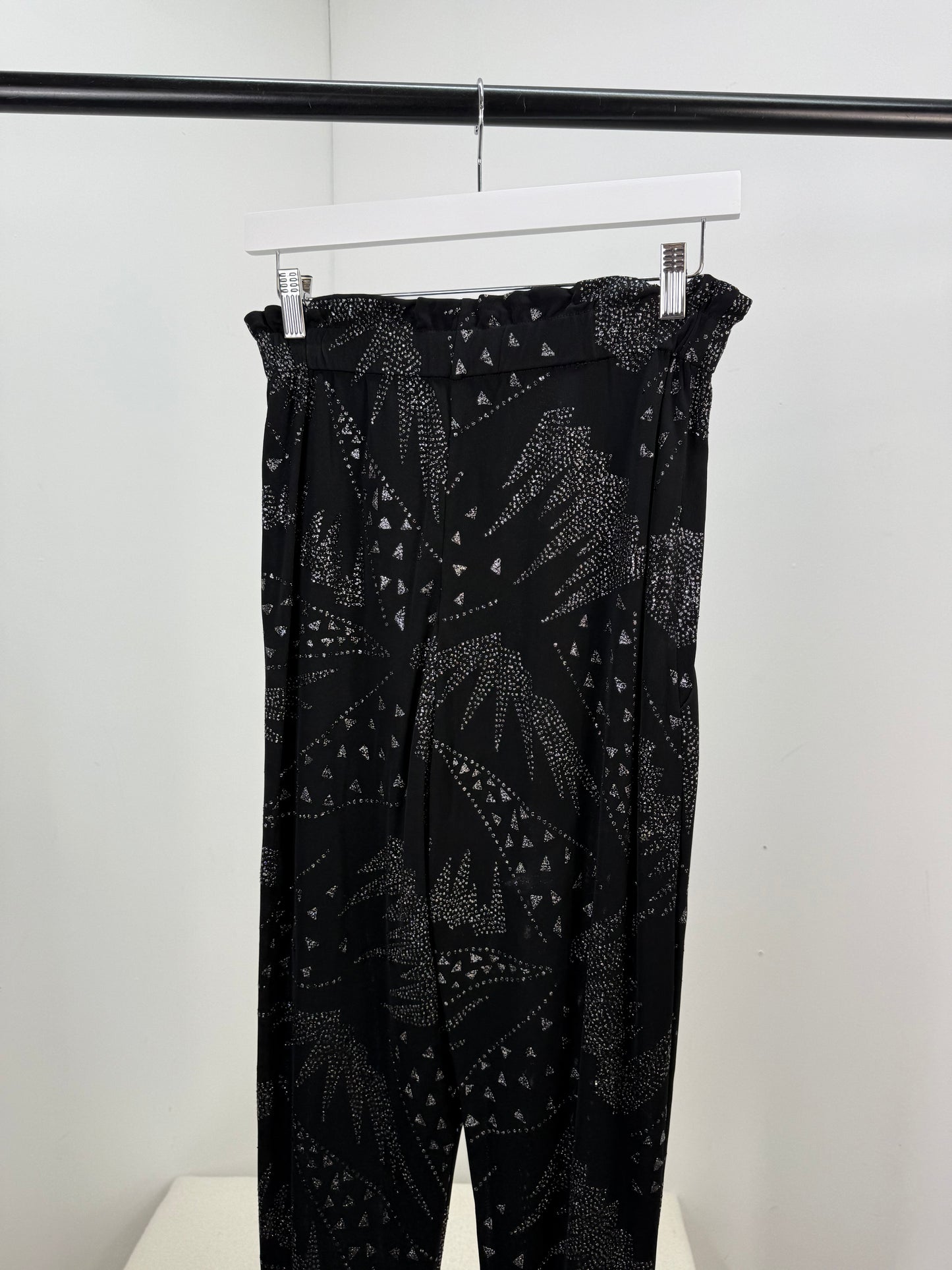 Isobel Marant Black & Silver Detail Trouser Co-Ord - UK 8