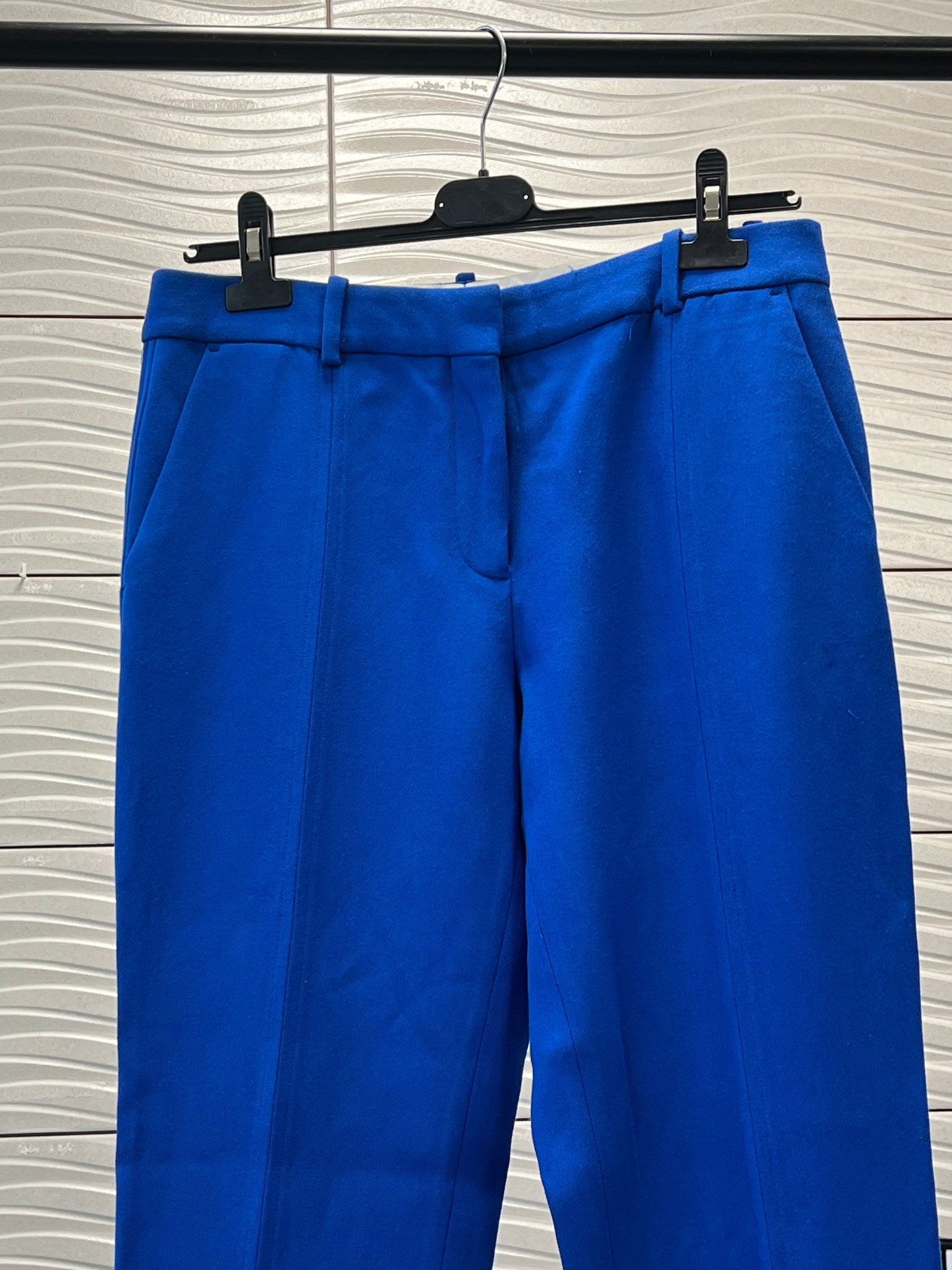 Victoria Beckham Colbolt Front Split Suit Trouser - UK 10