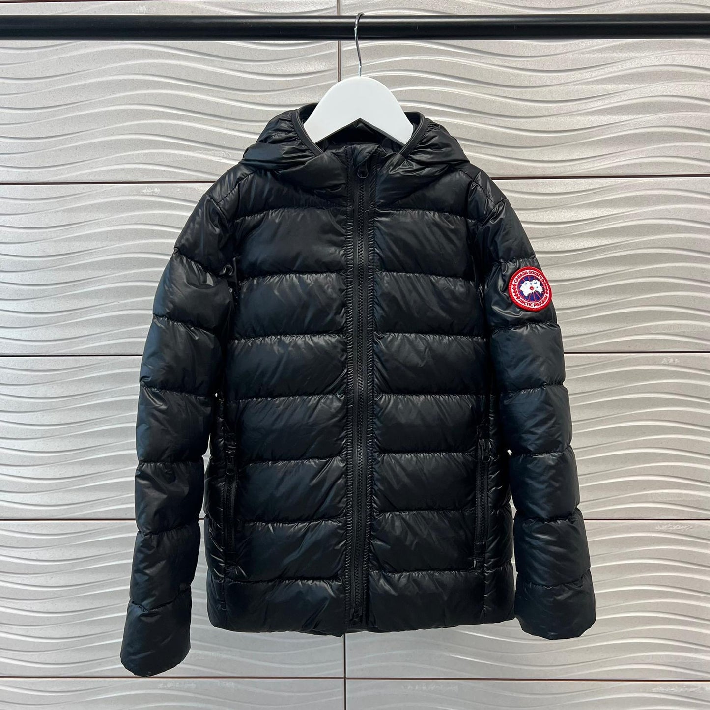Canada Goose kids black puffer coat - Age 7/8