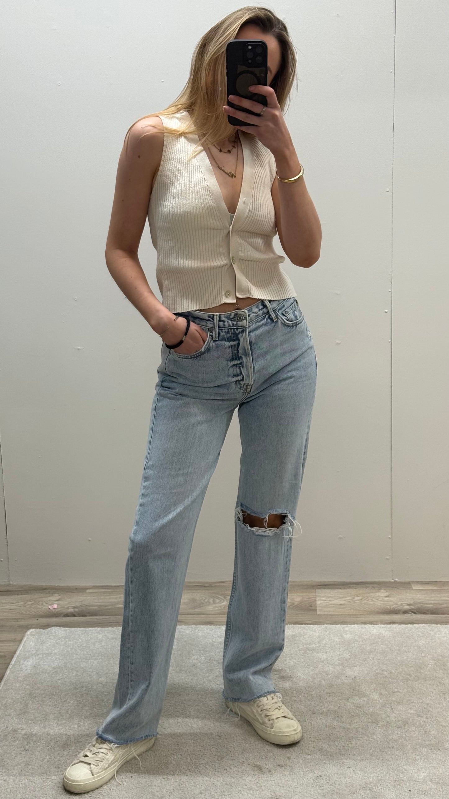 GRLFRND Blue Denim Jeans 26