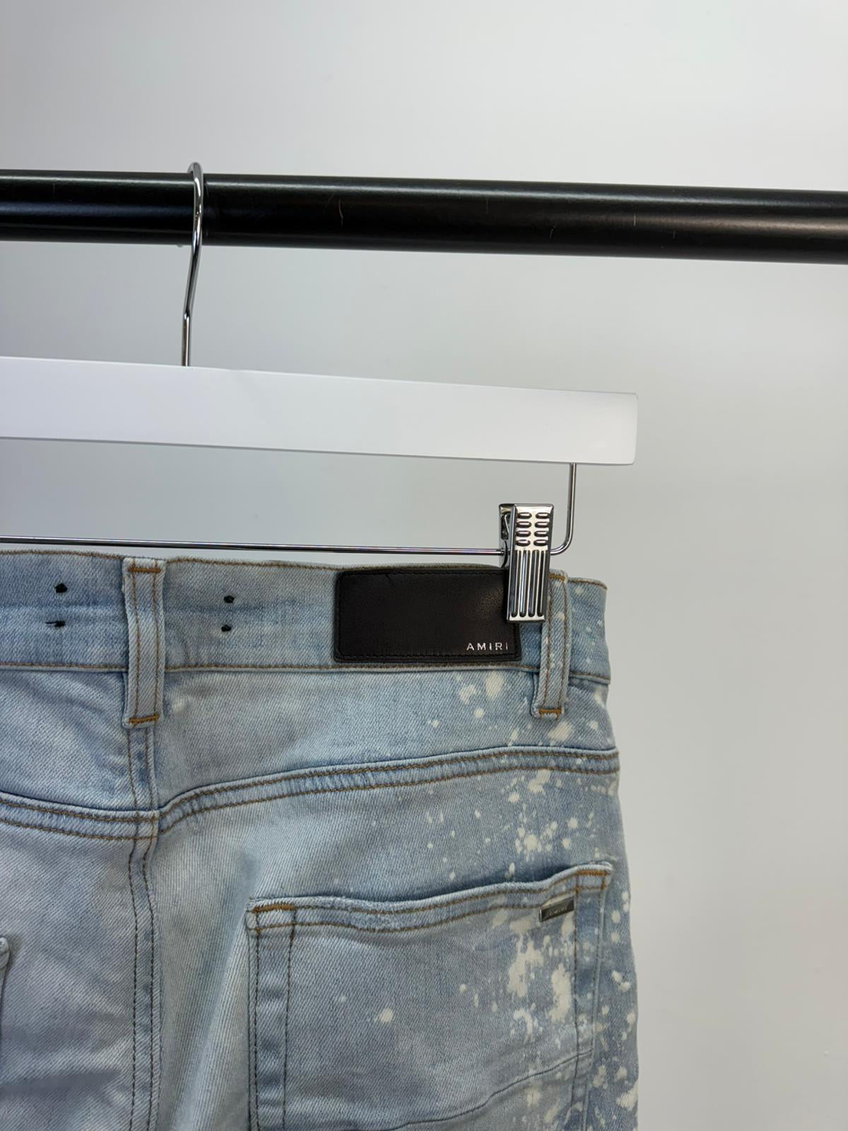 Amiri Light Blue Bleached Jeans -30