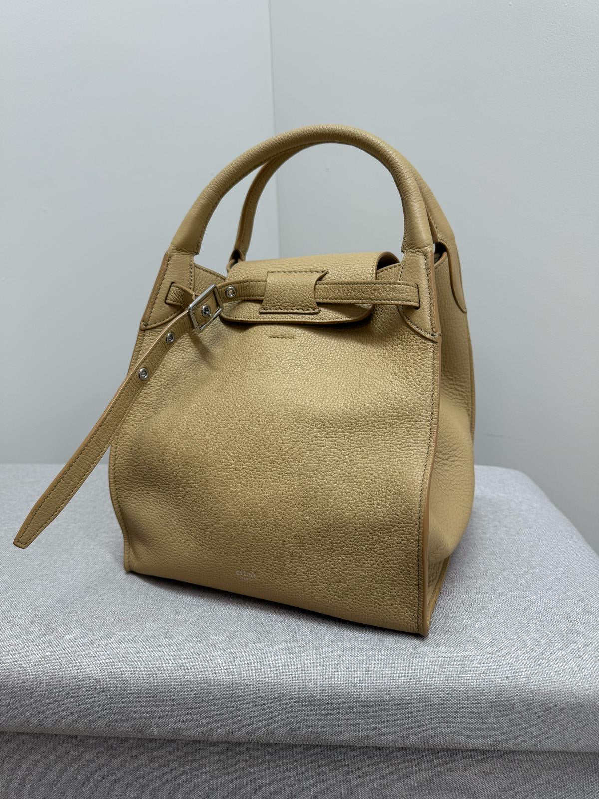 Celine ‘Big Bag’ Tan Handbag , Small
