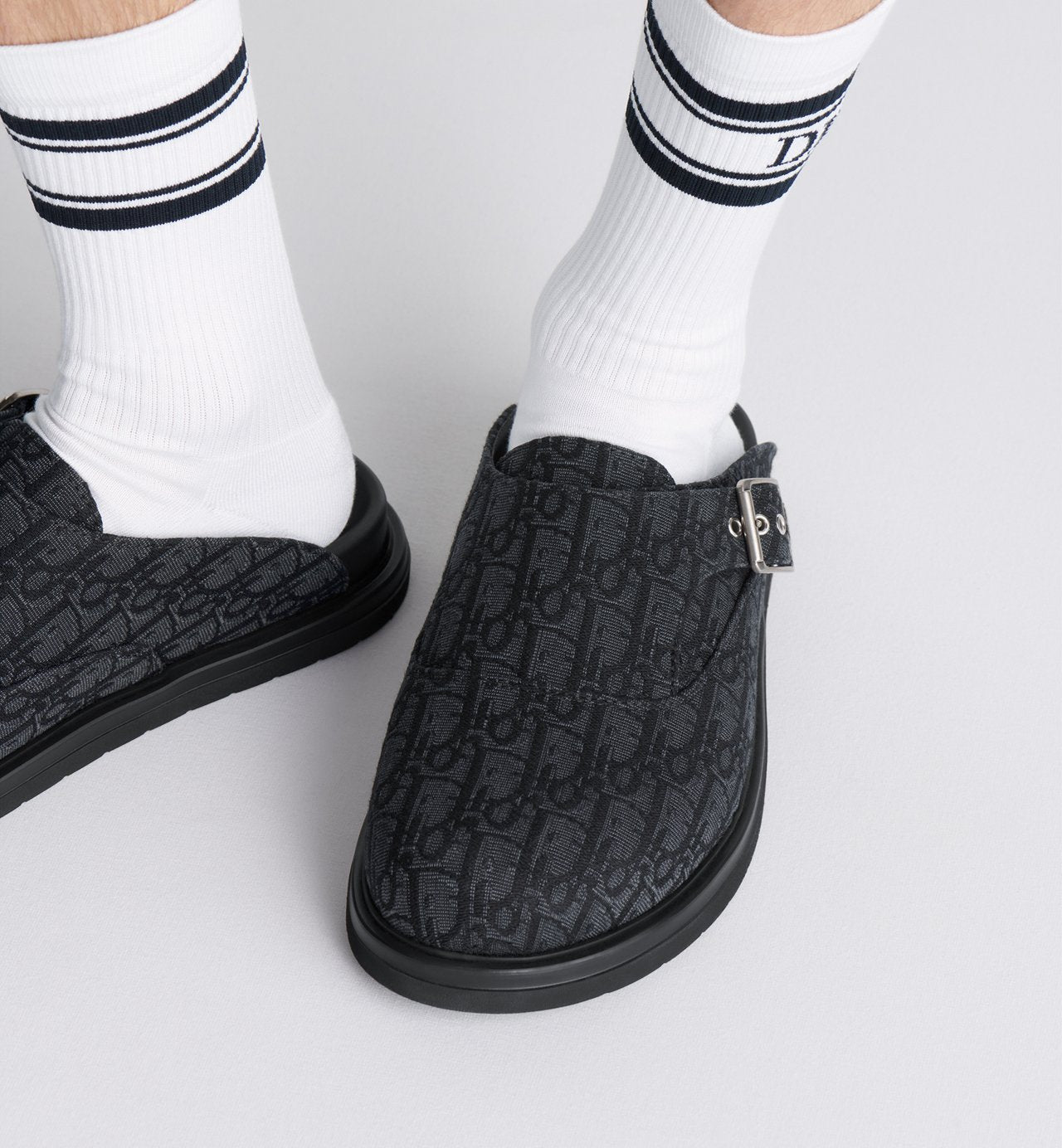 Dior Dior Aqua Mule Black Dior Oblique Jacquard – EU 43/ UK 9