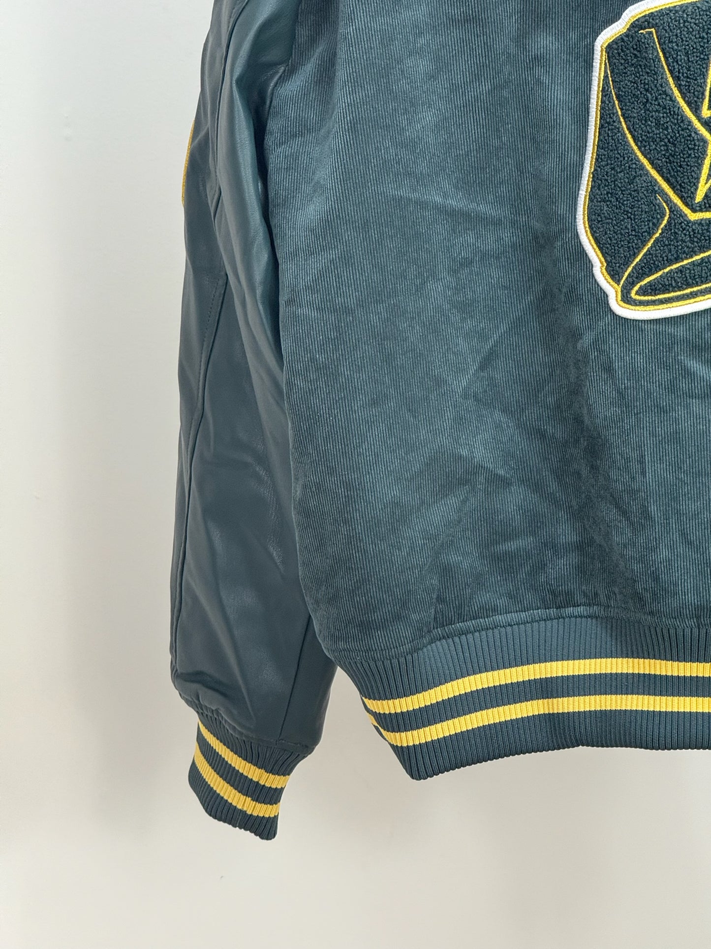 Manière De Voir MVP Green Yellow Bomber Jacket - Large