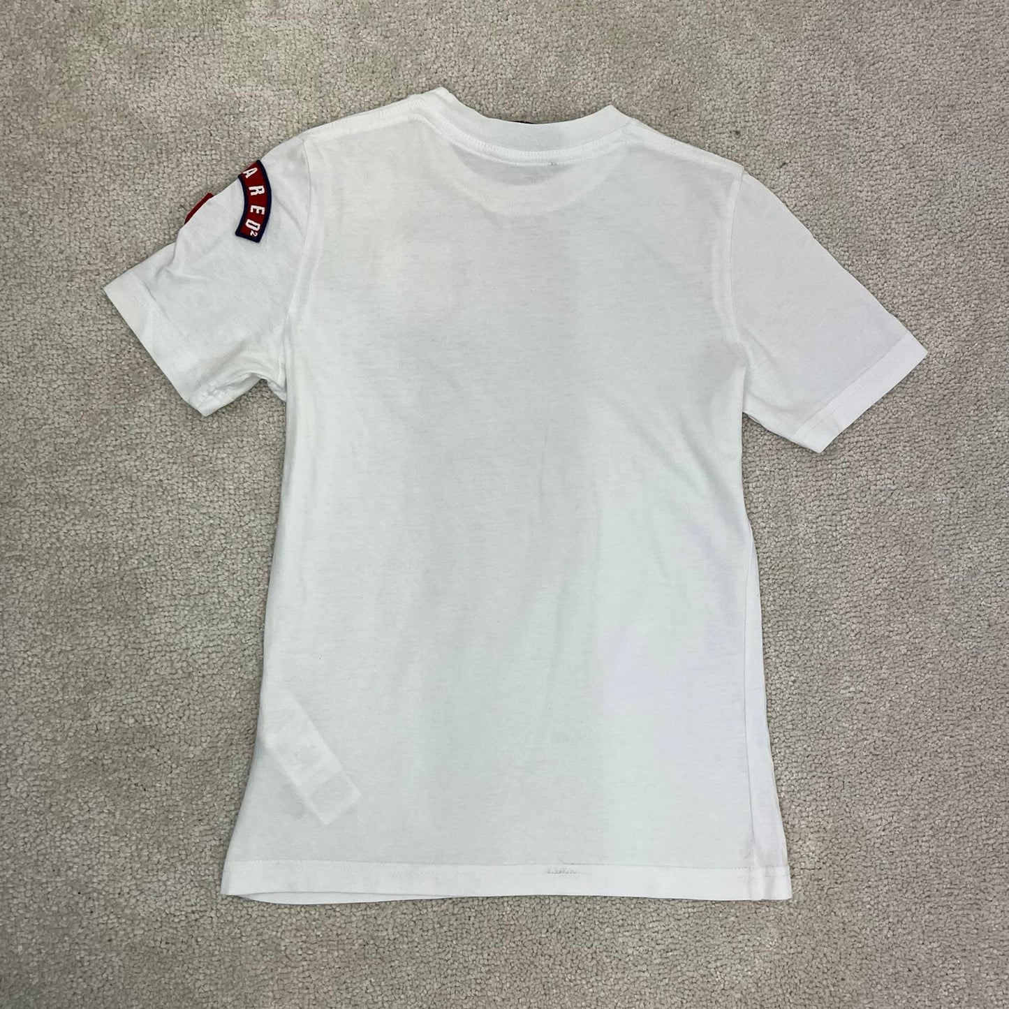 Kids Dsquared2 white born in canada badge t-shirt - Age 8, Small Fit