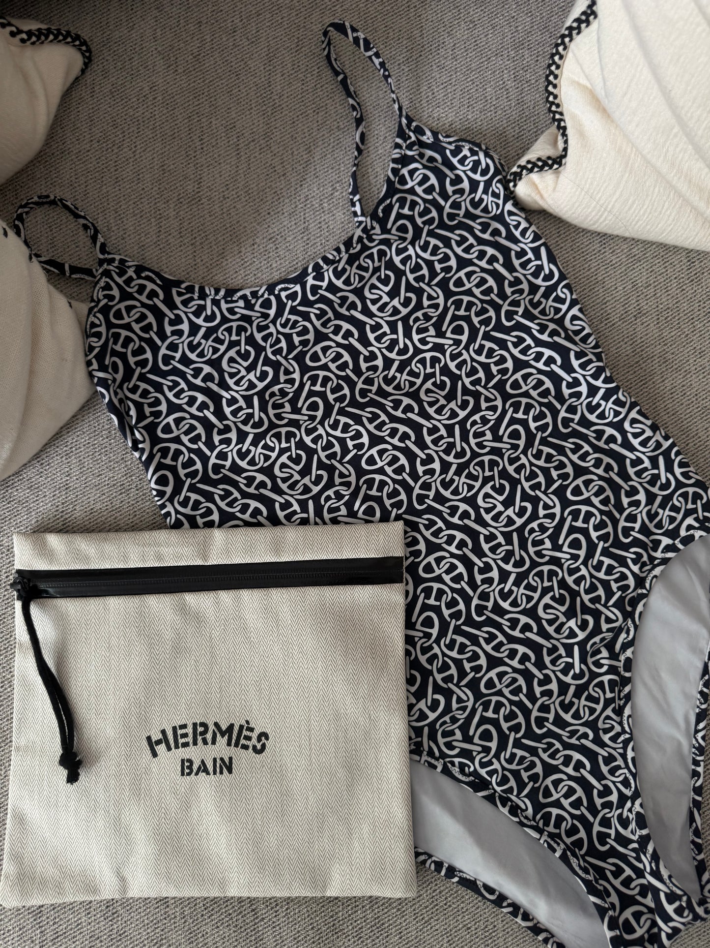 Hermes Naoussa one piece swimsuit - UK 8