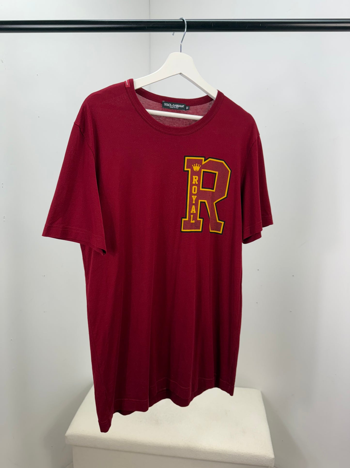 Dolce & Gabbana Red Royal R T-shirt - XL