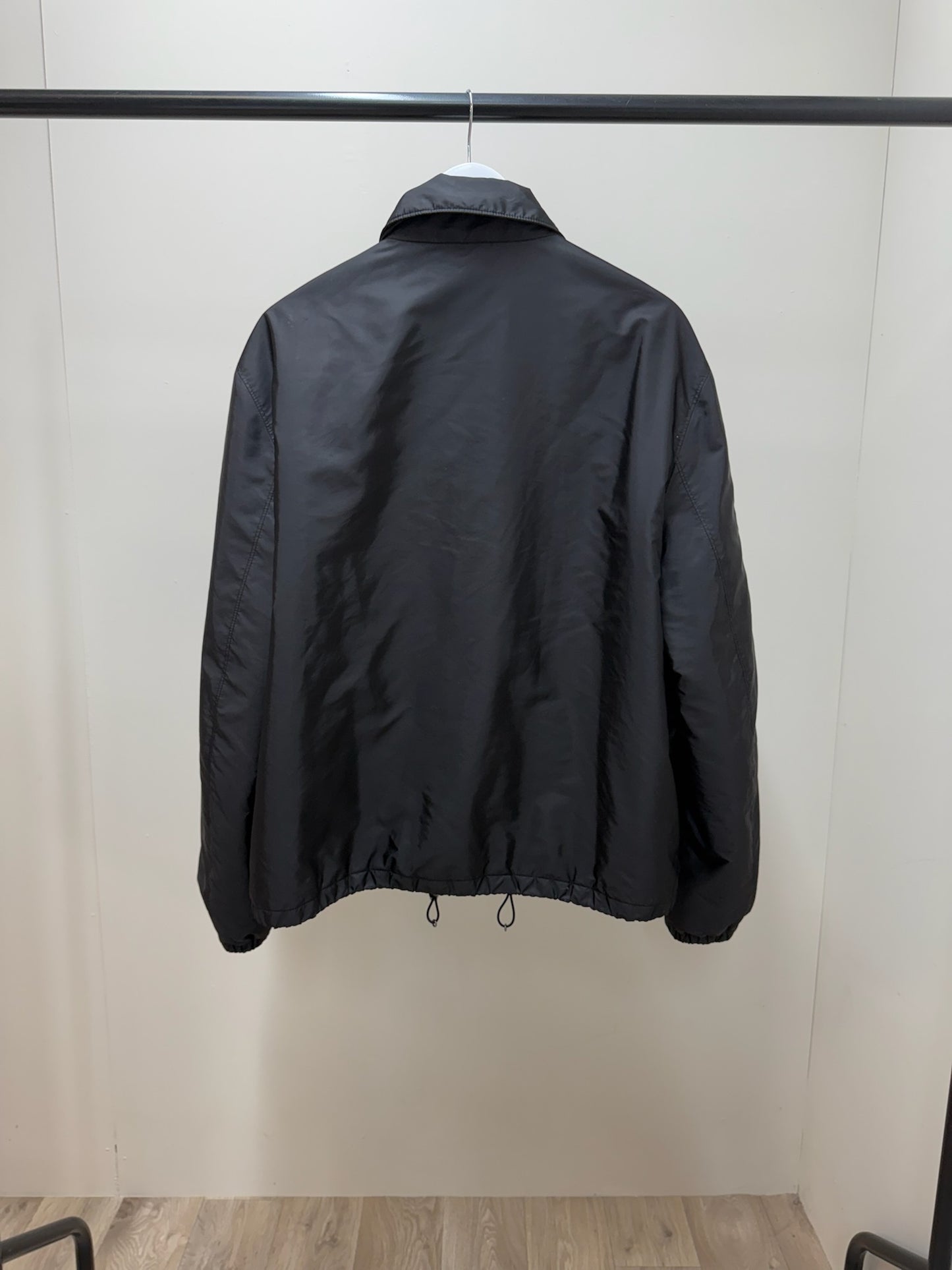 Prada Black Re-Nylon blouson Zip Up Jacket -52/XL