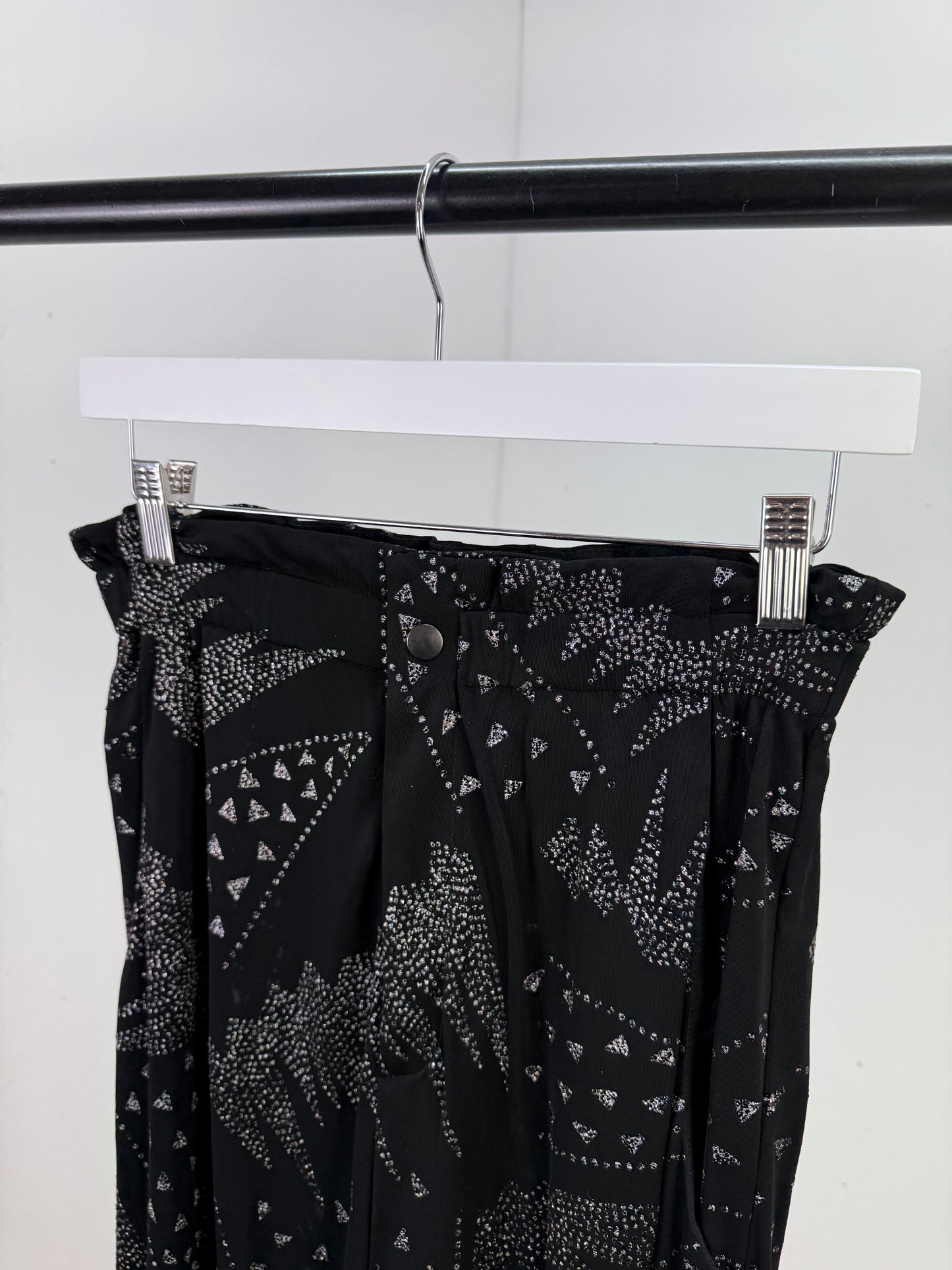 Isobel Marant Black & Silver Detail Trouser Co-Ord - UK 8