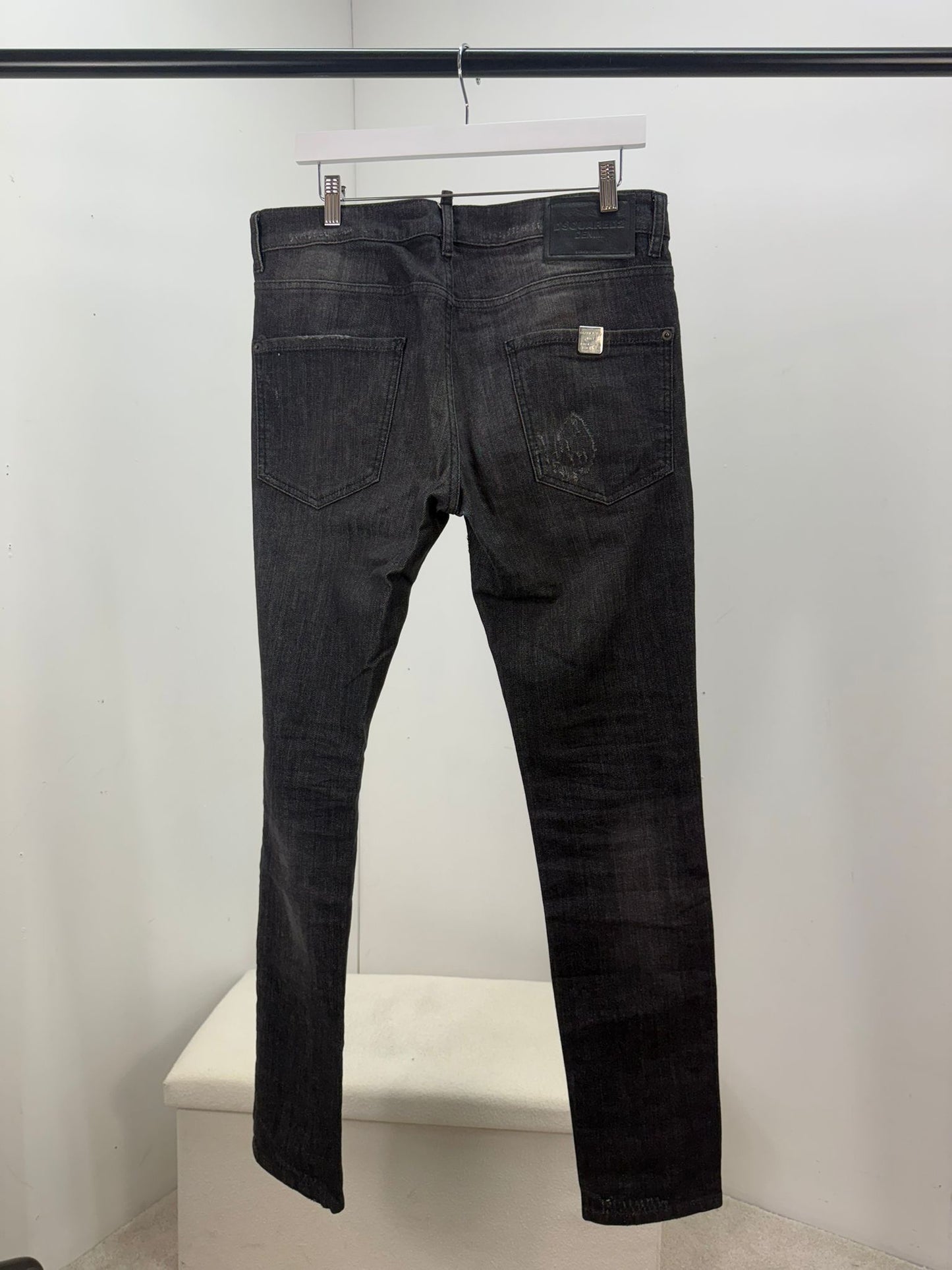 Dsquared2 Black Ripped Jeans - 50
