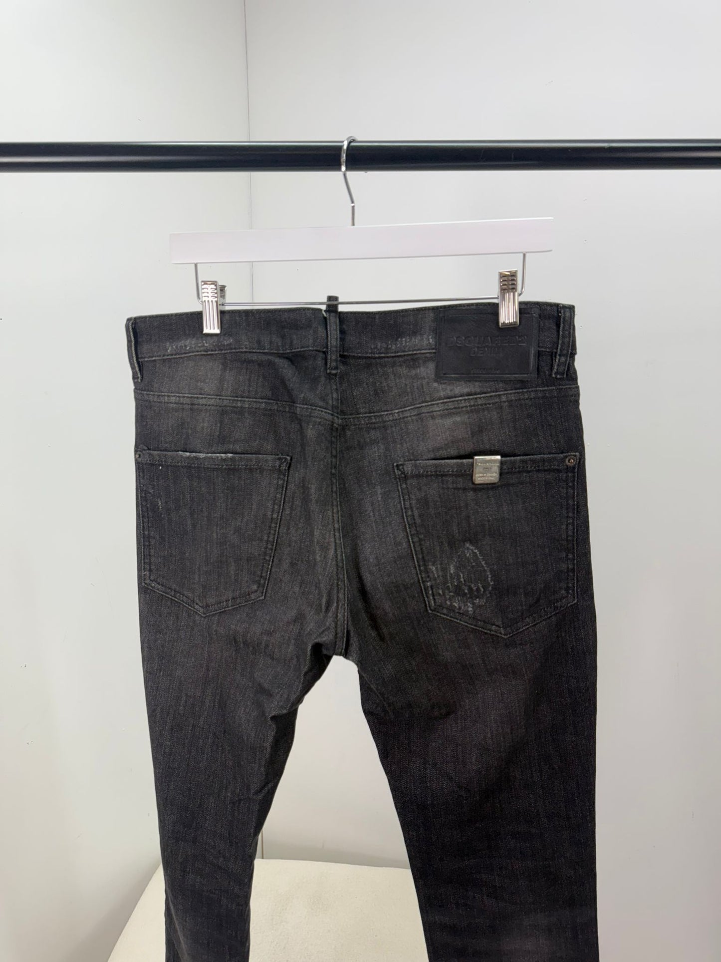 Dsquared2 Black Ripped Jeans - 50