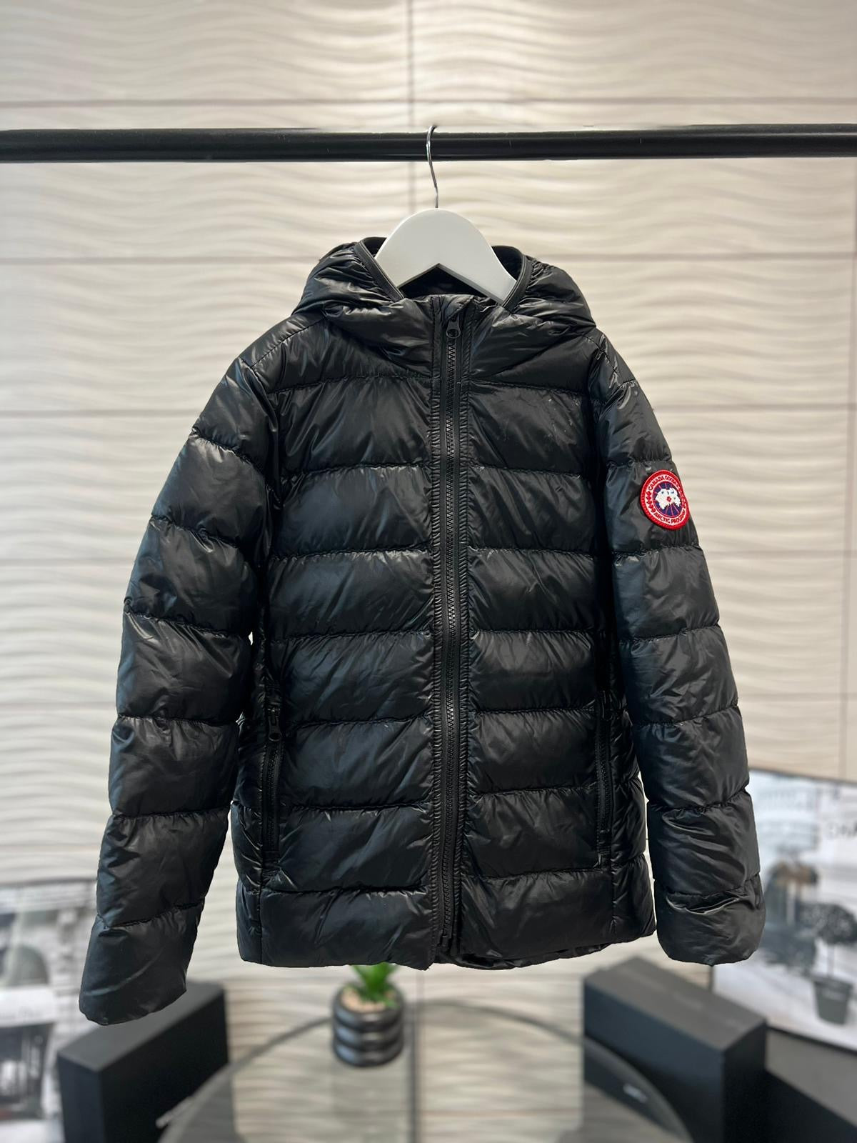 Canada Goose kids black puffer coat - Age 7/8