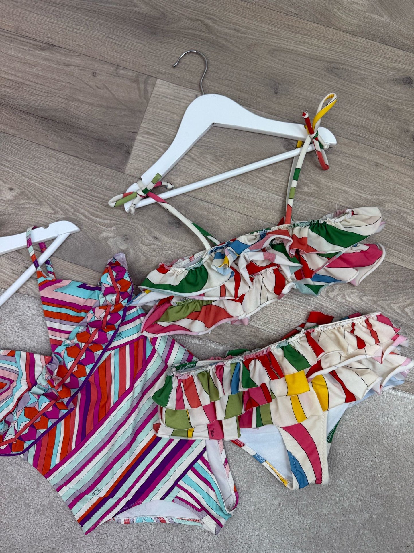 Kids Emilio Pucci Multi Colour Spaghetti Strap - Age 8