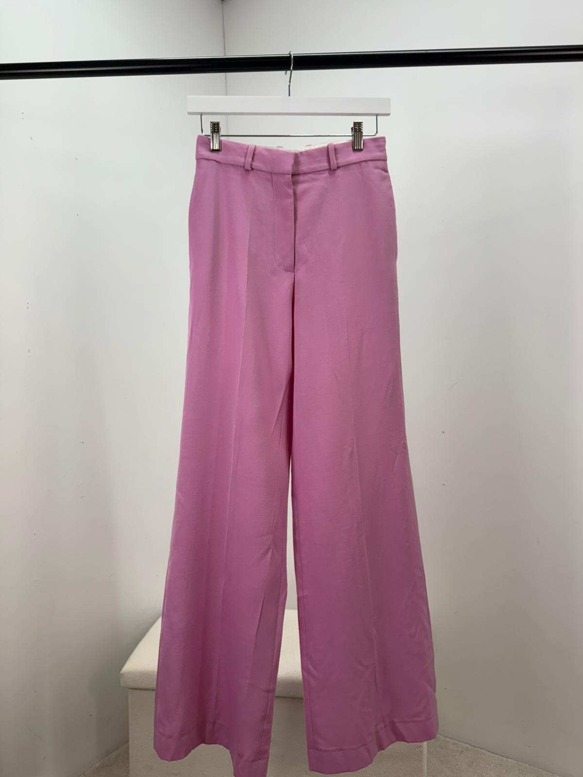 Stella McCartney Pink Straight Leg Trouser - Small