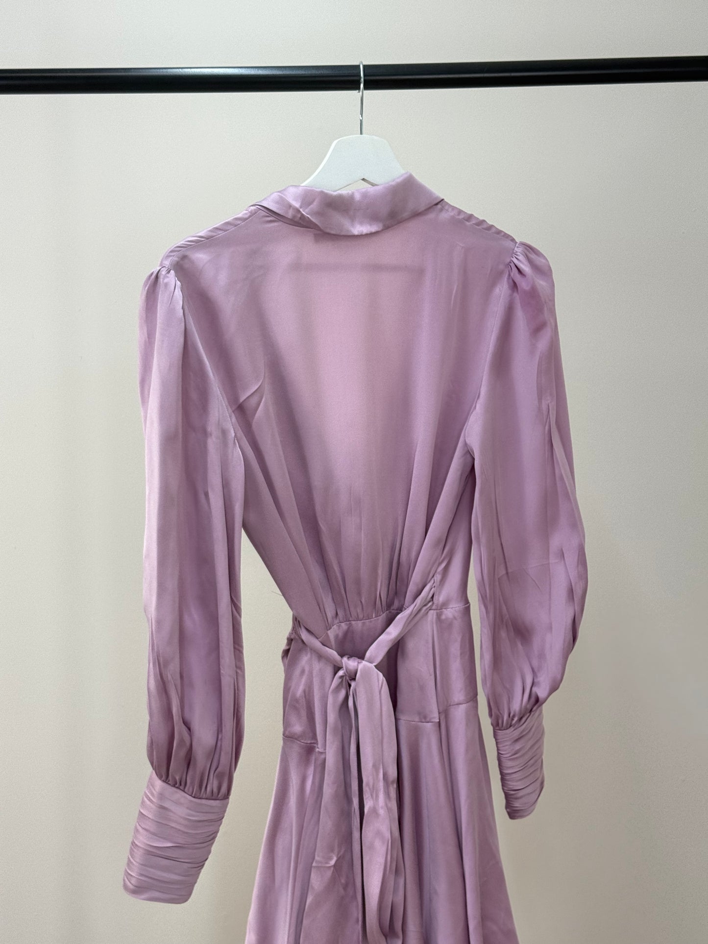 Zimmermann Lilac Silk Wrap Dress 1- UK 8/10