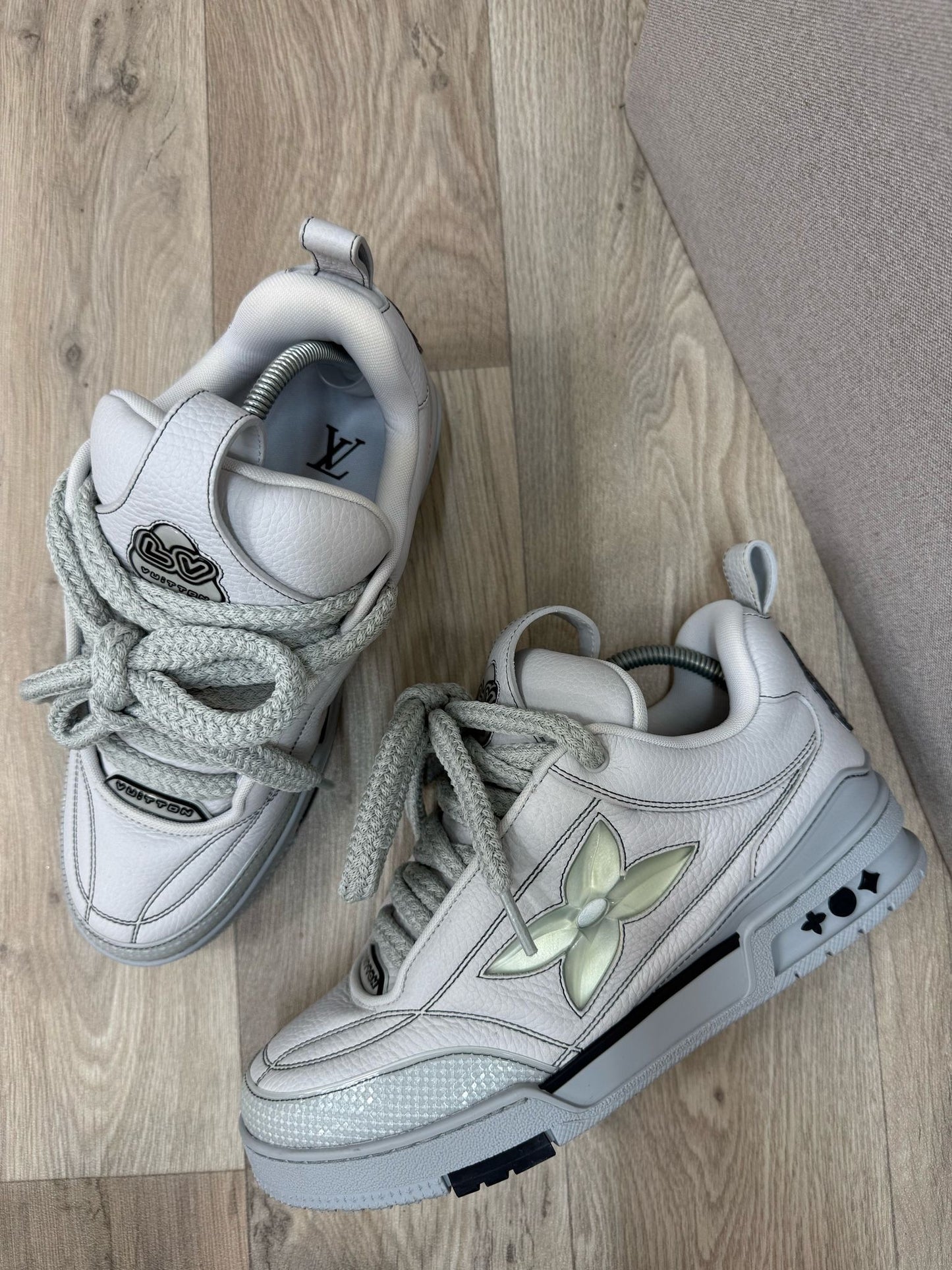 Louis Vuitton Grey Lv Skate Trainer-UK 7.5