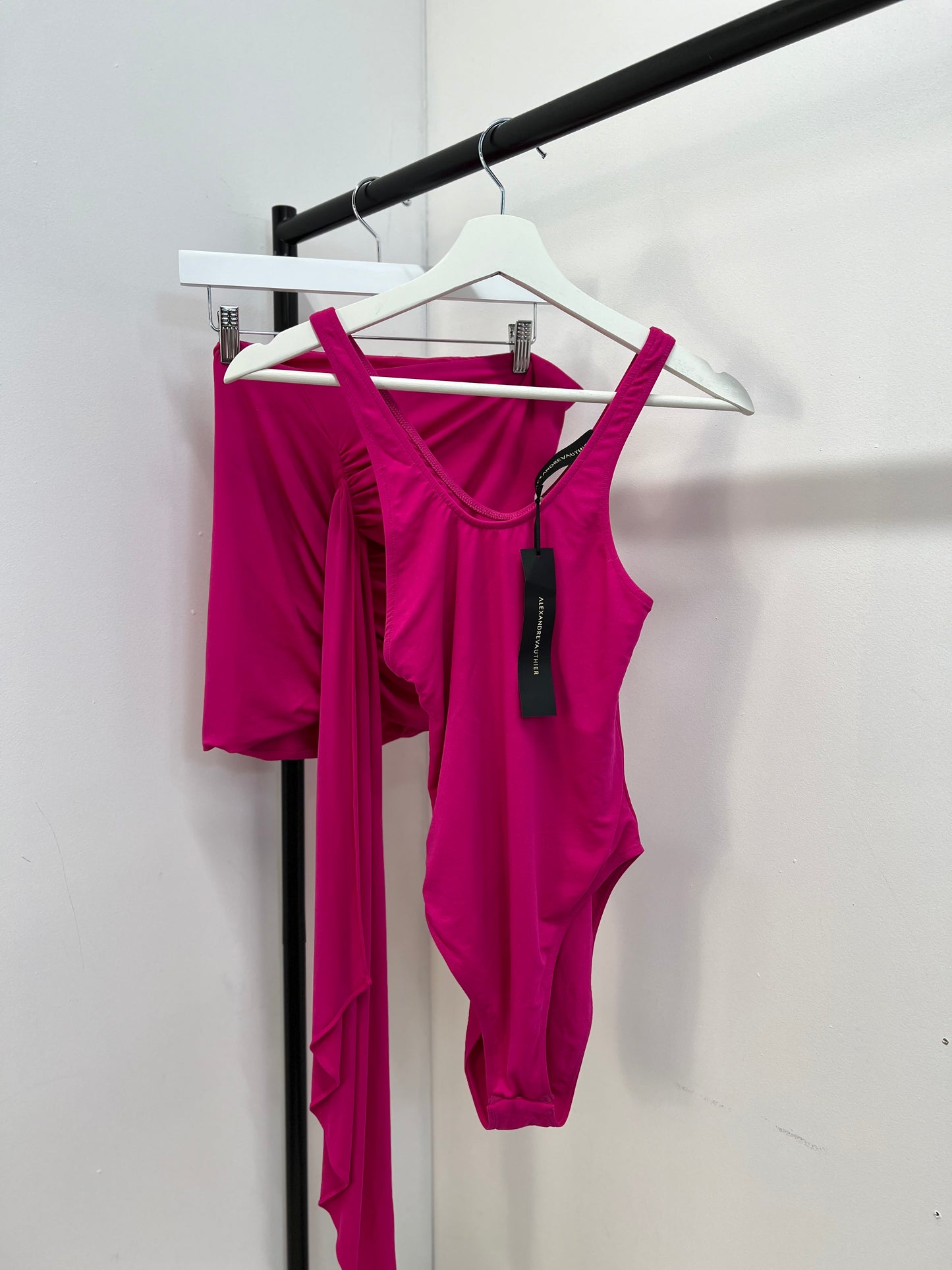 Alexander Vauthier Pink Draped Skirt - Brand New In Tags (40/S-M)