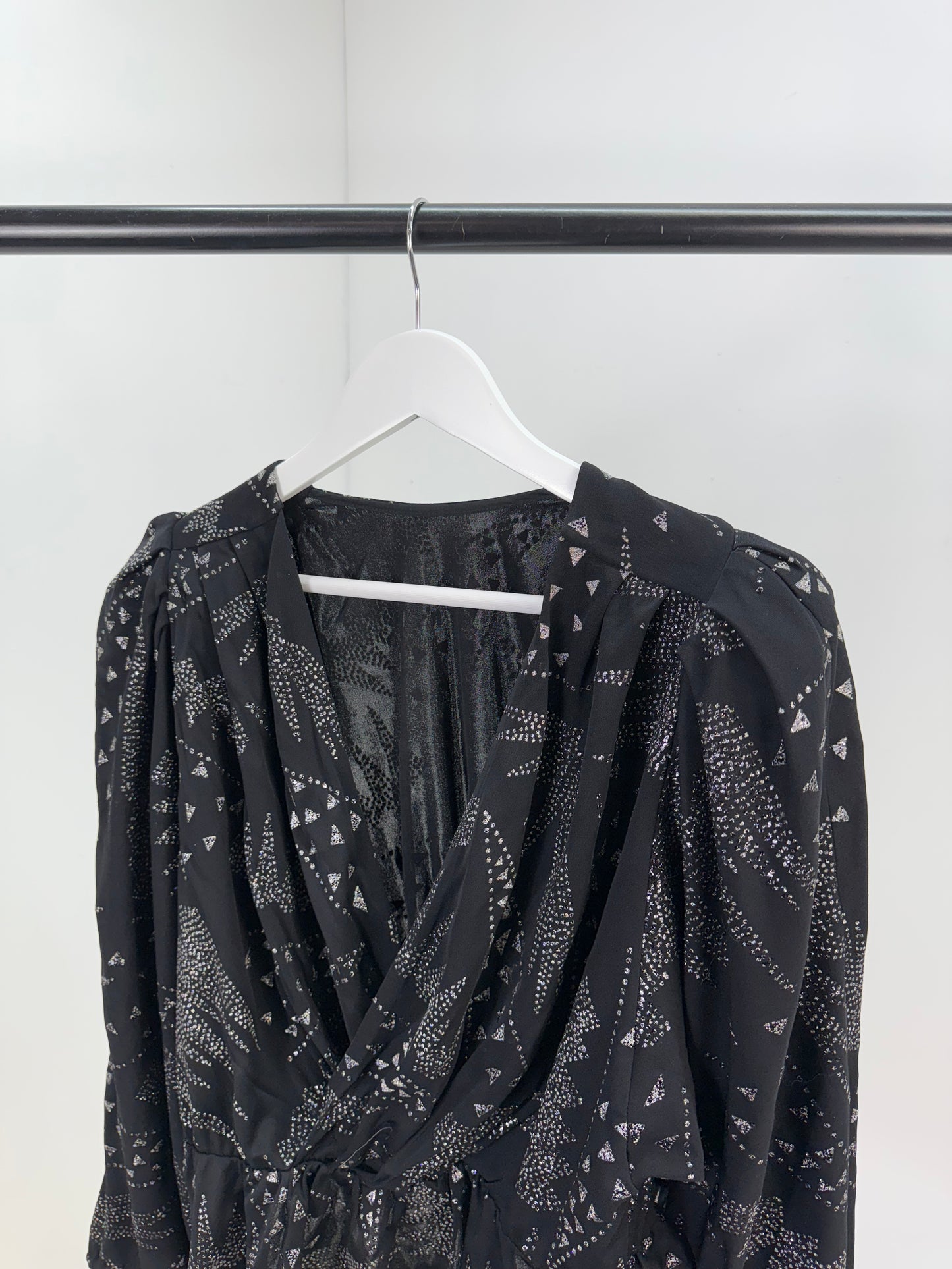 Isobel Marant Black & Silver Detail Trouser Co-Ord - UK 8