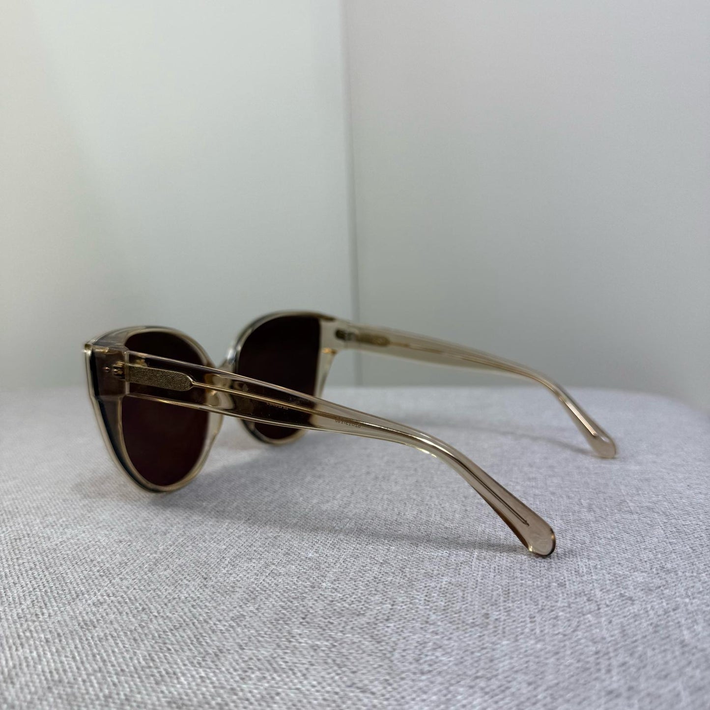 Linda Farrow Gold Cateye Oversize Sunglass’s