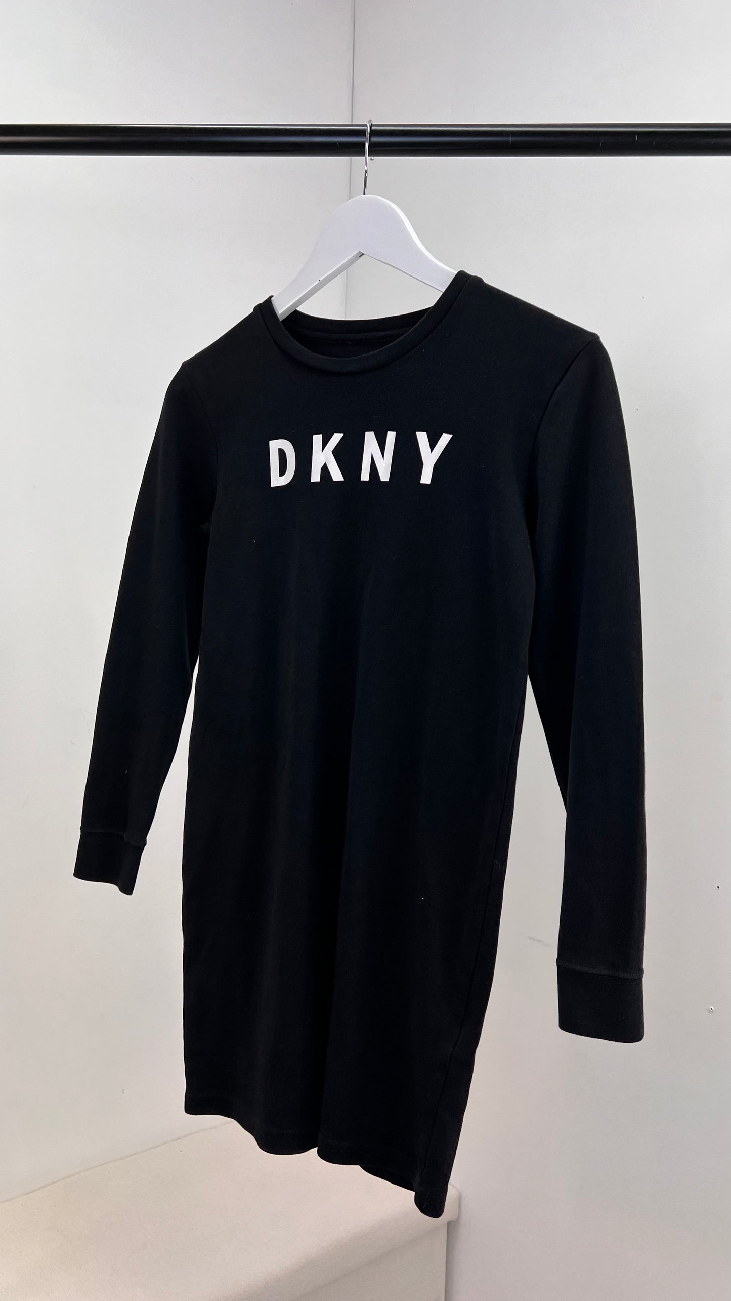Kids DKNY Black Jumper Dress (Age 12)