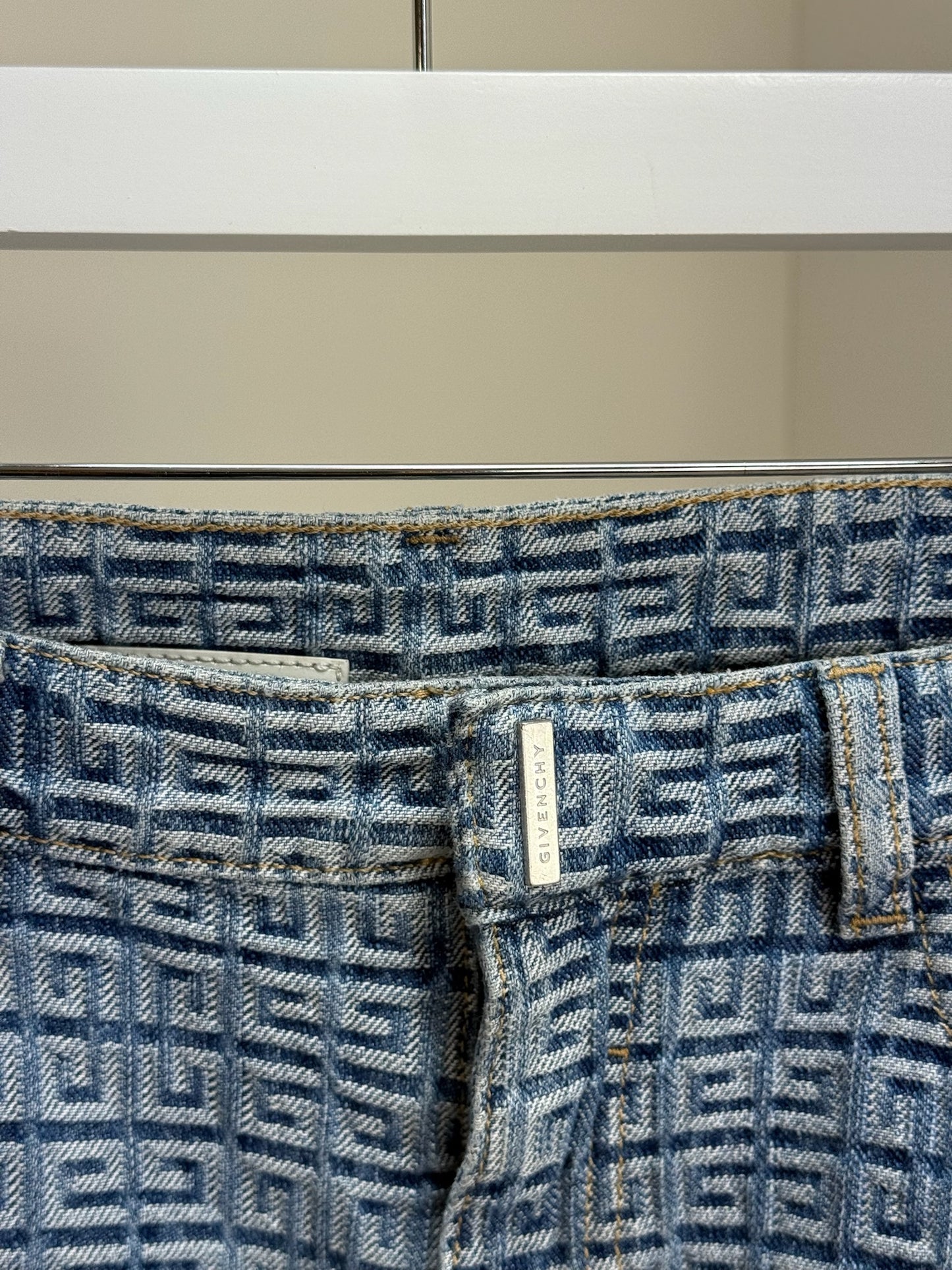 Givenchy Blue 4g print jeans-34