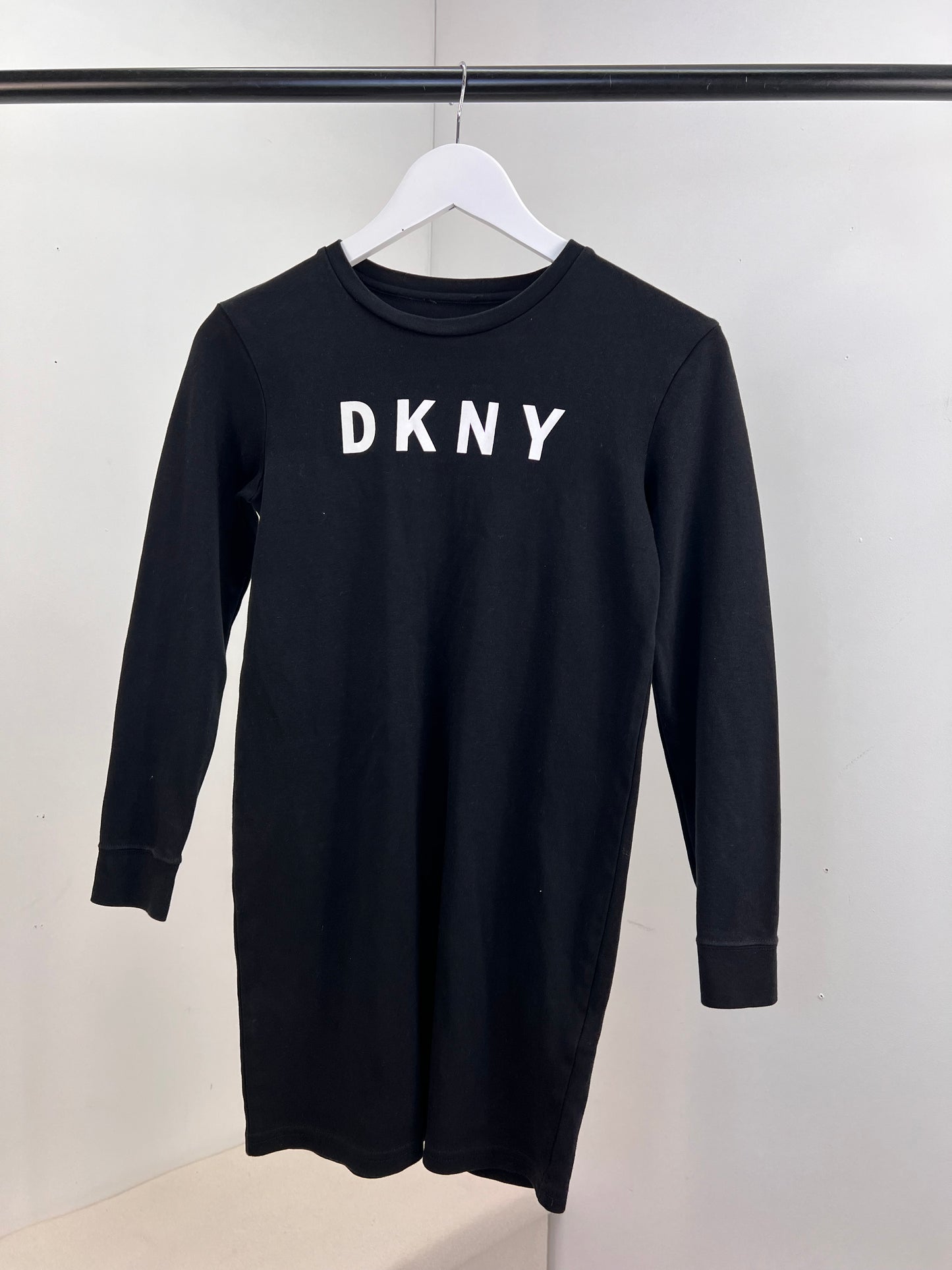 Kids DKNY Black Jumper Dress (Age 12)