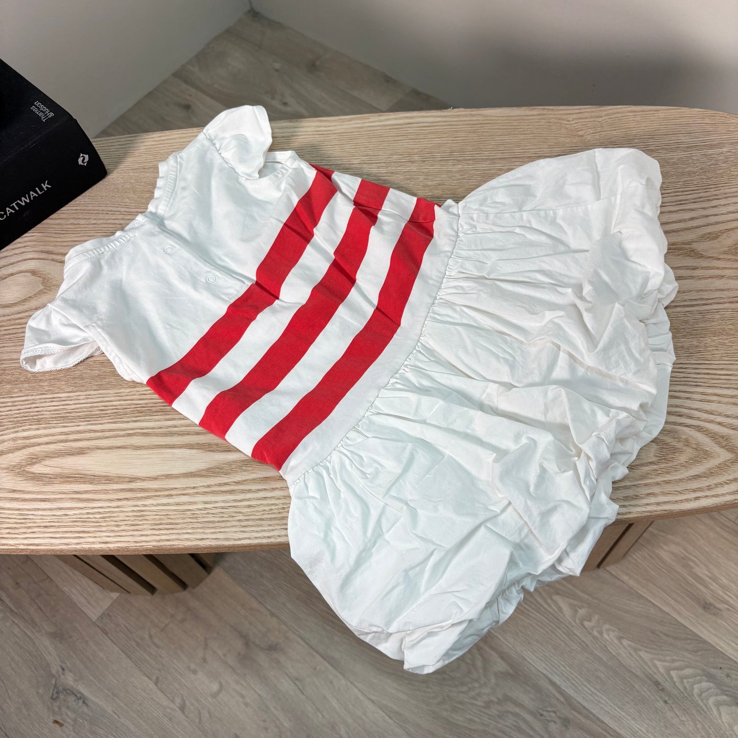 Kids Moschino White/Red Puffer Dress – Age 2