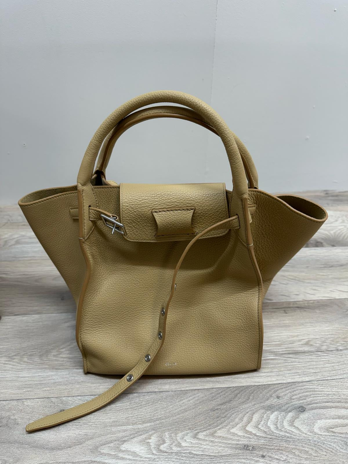 Celine ‘Big Bag’ Tan Handbag , Small