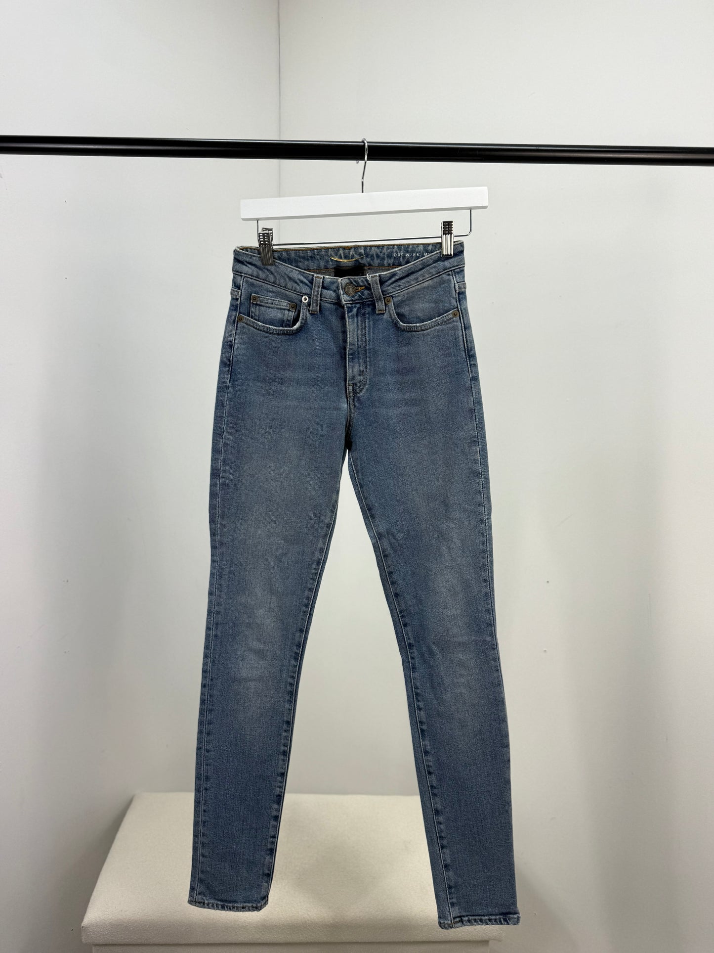 Saint Laurent Acid Light Blue Wash Jeans - UK 6/8