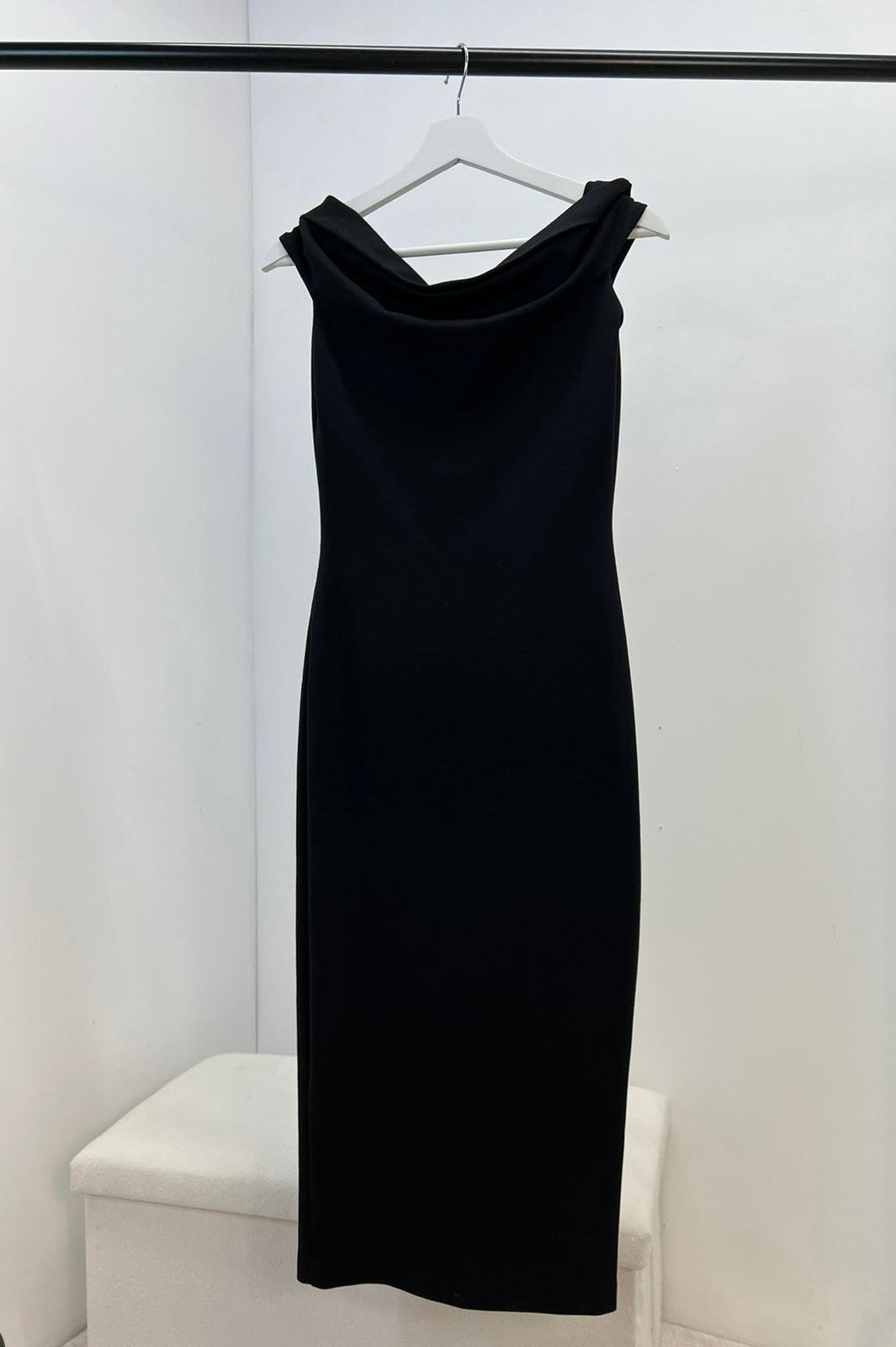 Dsquared2 Black Off-The Shoulder Dress - Medium