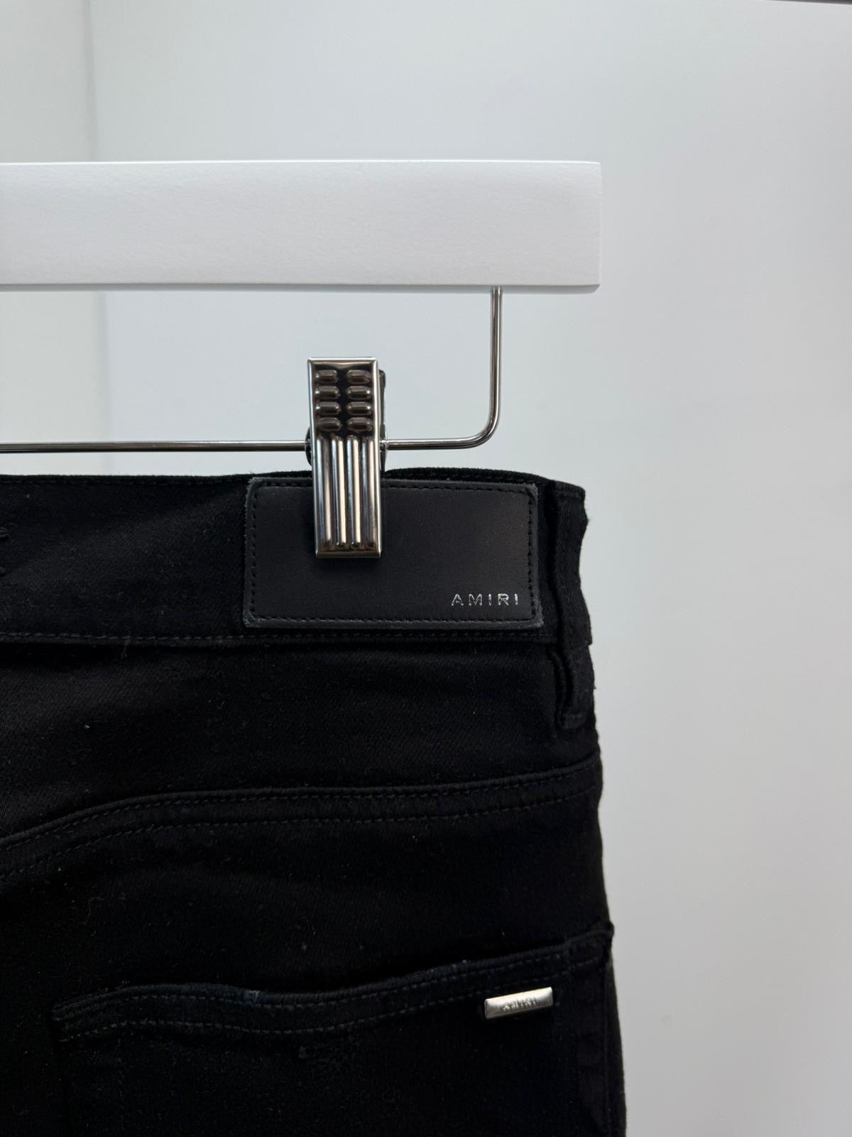 Amiri Black Pink MX1 Ripped Jeans -30