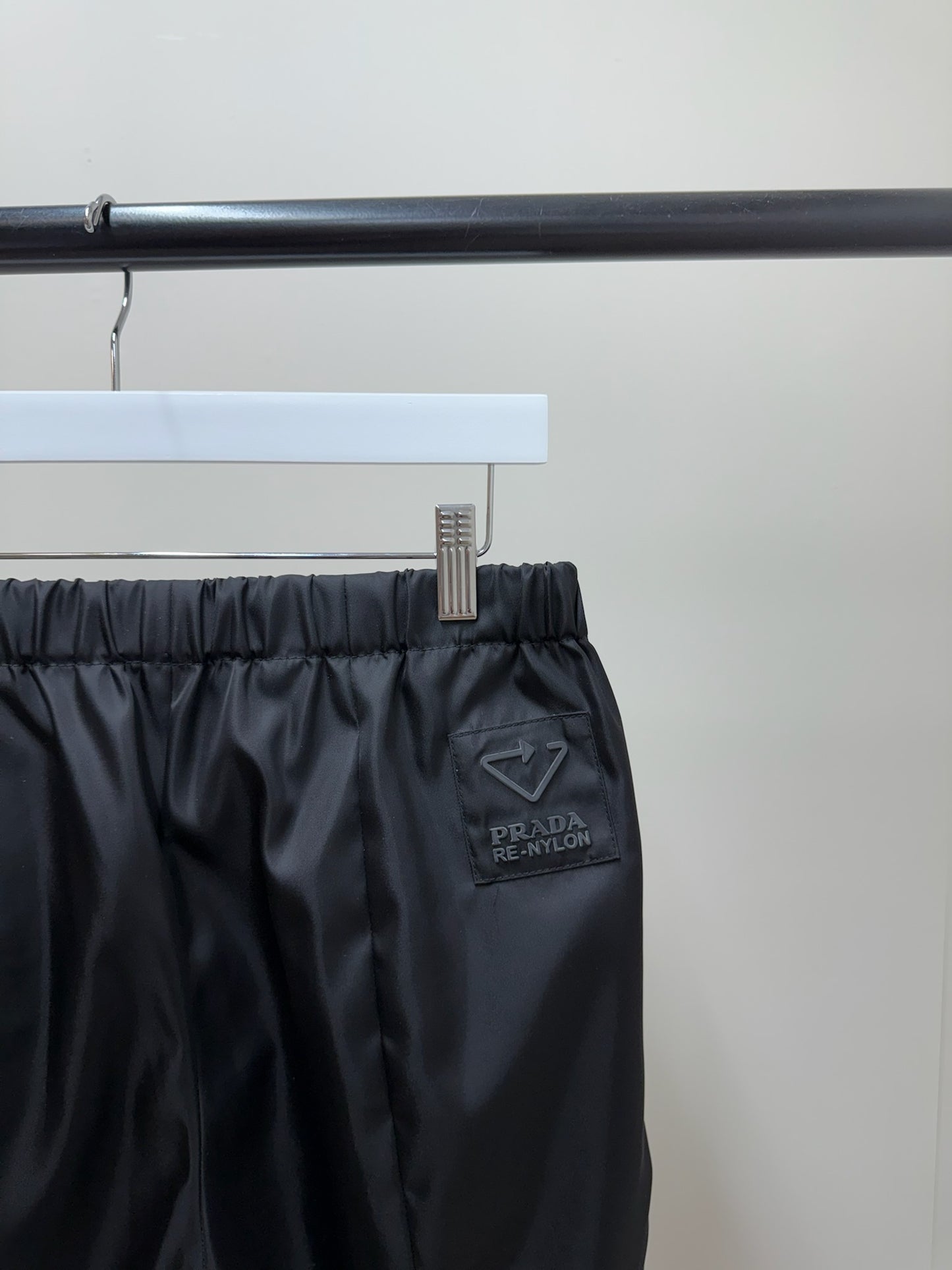 Prada Straight-Leg Re-Nylon Gabardine Trousers-42/Small